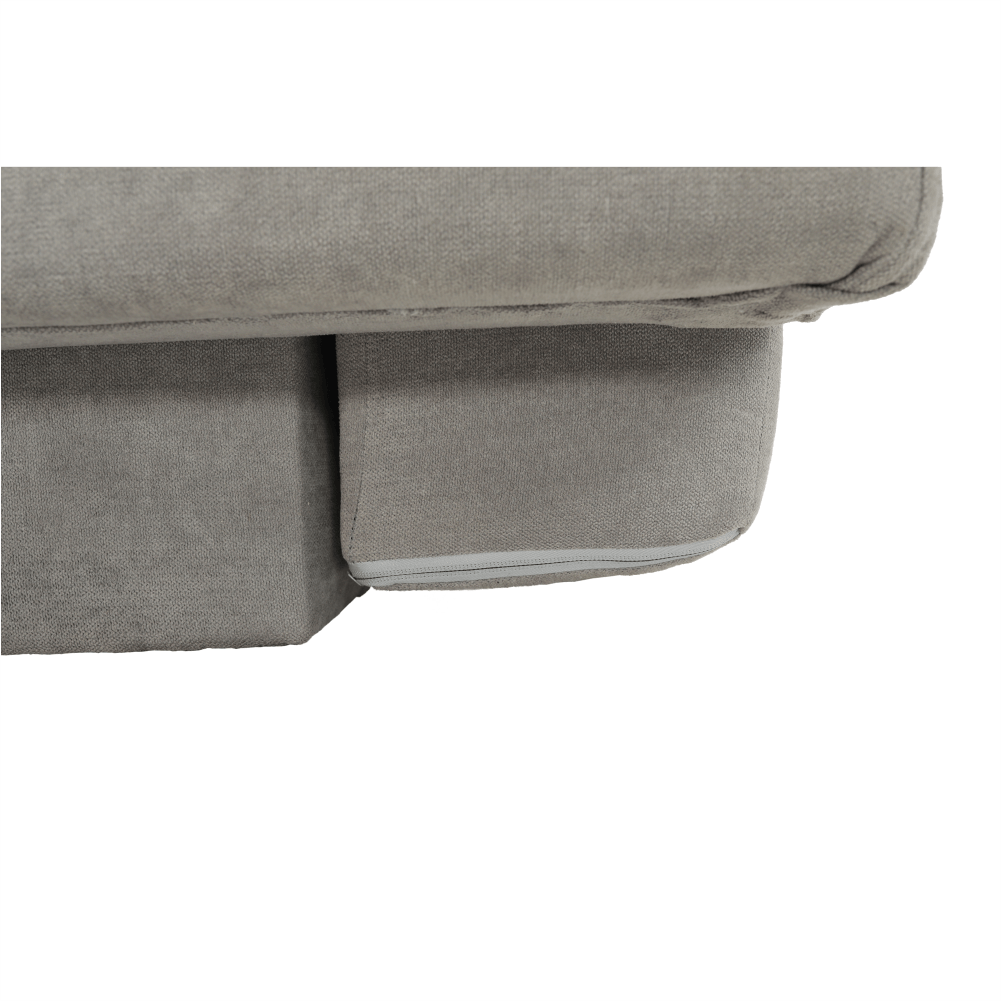 Canapea extensibila, gri textil Queens, AURELIA — imaginea 18