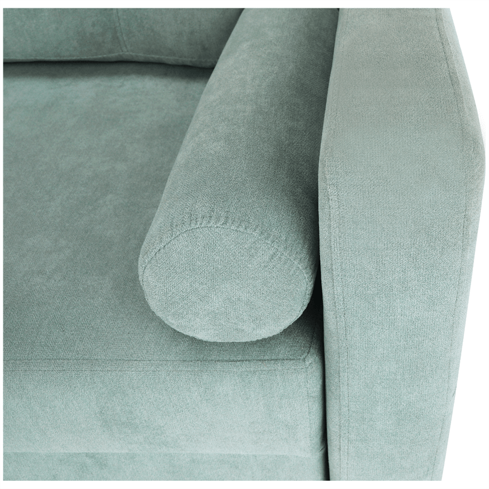 Canapea extensibila, verde menta textil Queens, AURELIA — imaginea 18