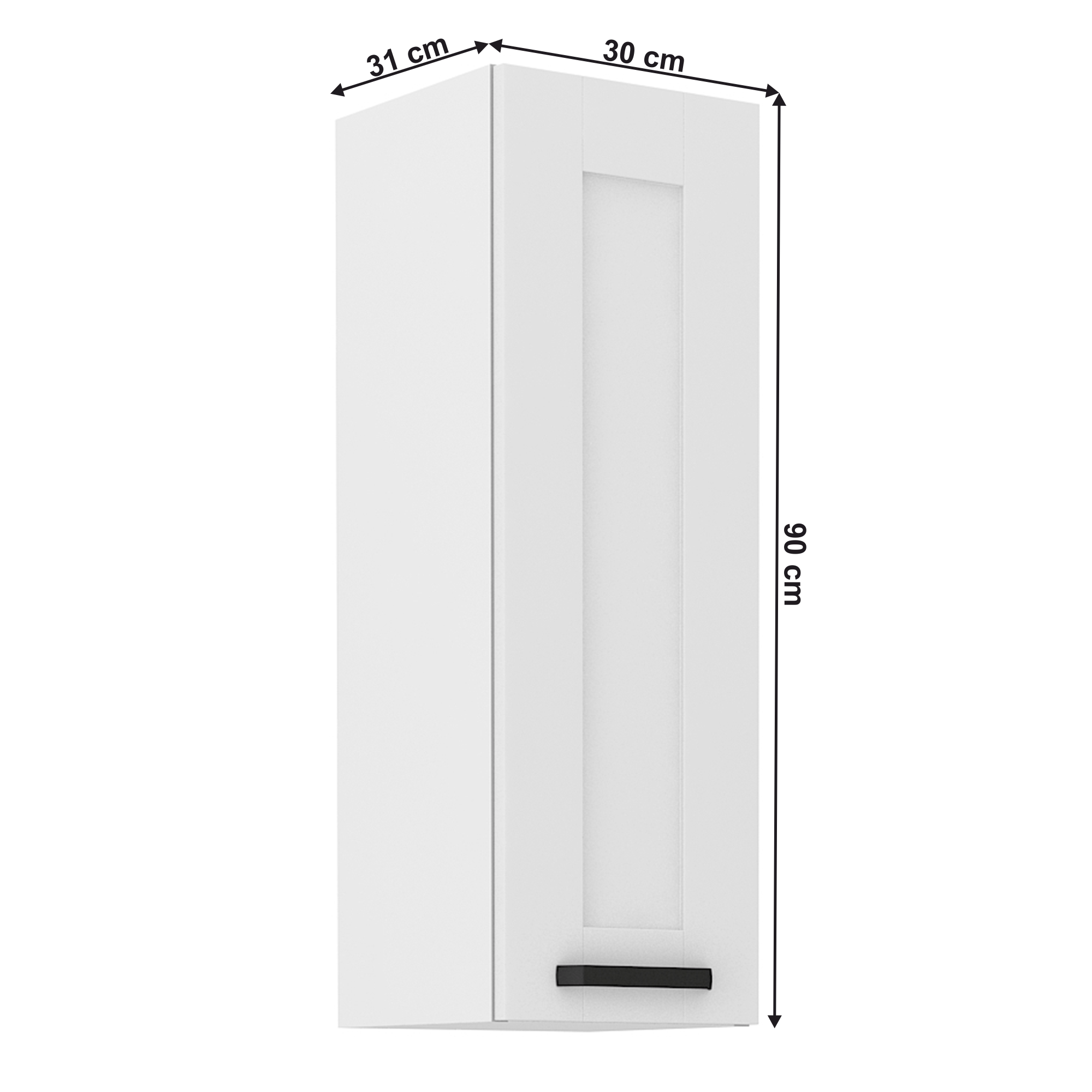 Dulap superior, alb, LULA 30 G-90 1F — imaginea 15