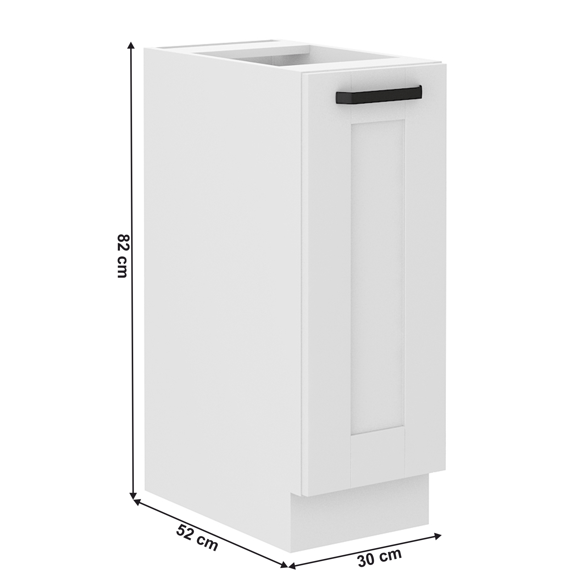 Dulap inferior cu cos glisant, alb, LULA D30 CARGO — imaginea 15