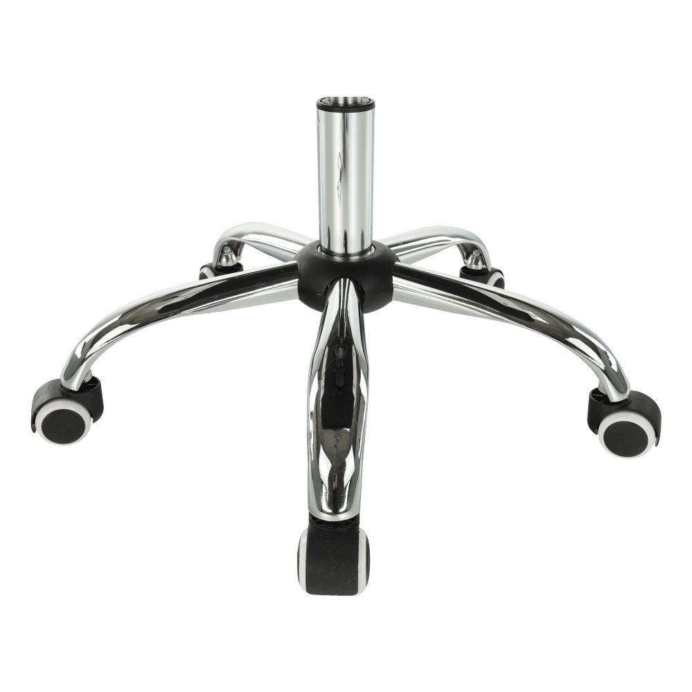 Scaun de birou, plasa gri/ material negru / plastic alb, APOLO 2 NEW — imaginea 6