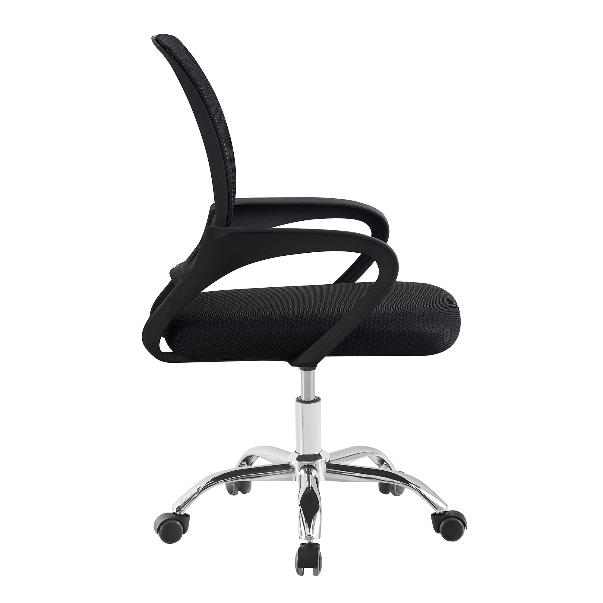 Scaun de birou, negru/ negru, DEX 4 NEW — imaginea 4