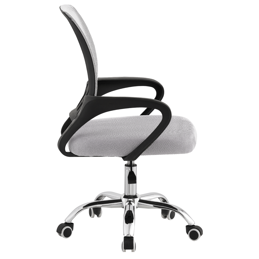 Scaun de birou, gri/ negru, DEX 4 NEW — imaginea 4