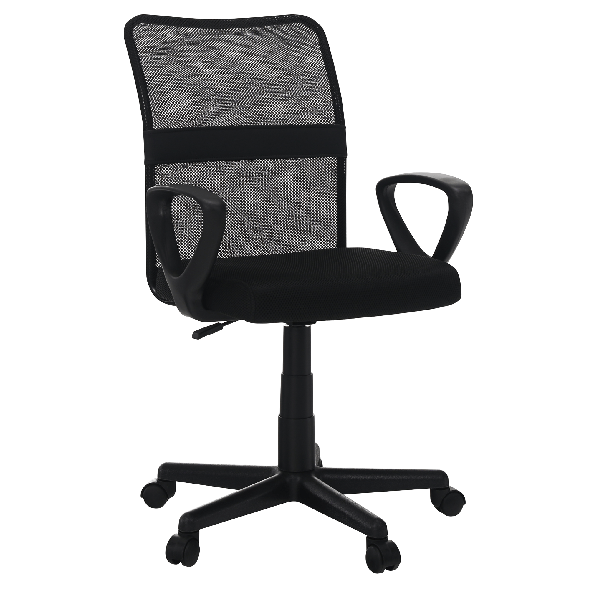 Scaun de birou, negru, REMO 3 NEW — imaginea 2