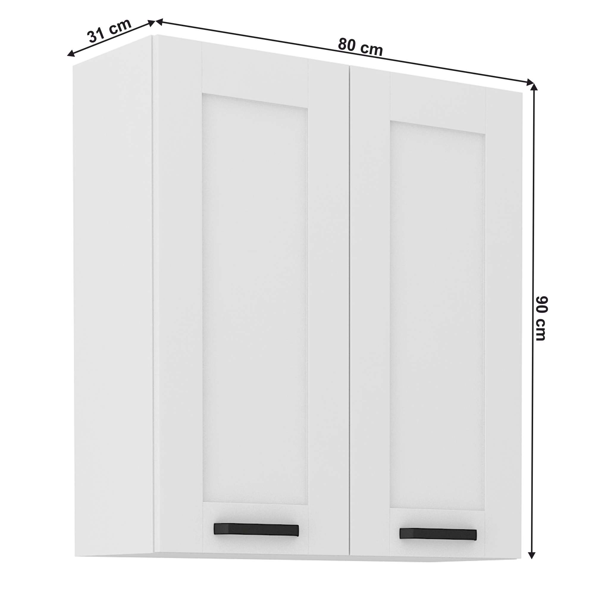 Dulap superior, alb, LULA 80 G-90 2 F — imaginea 15