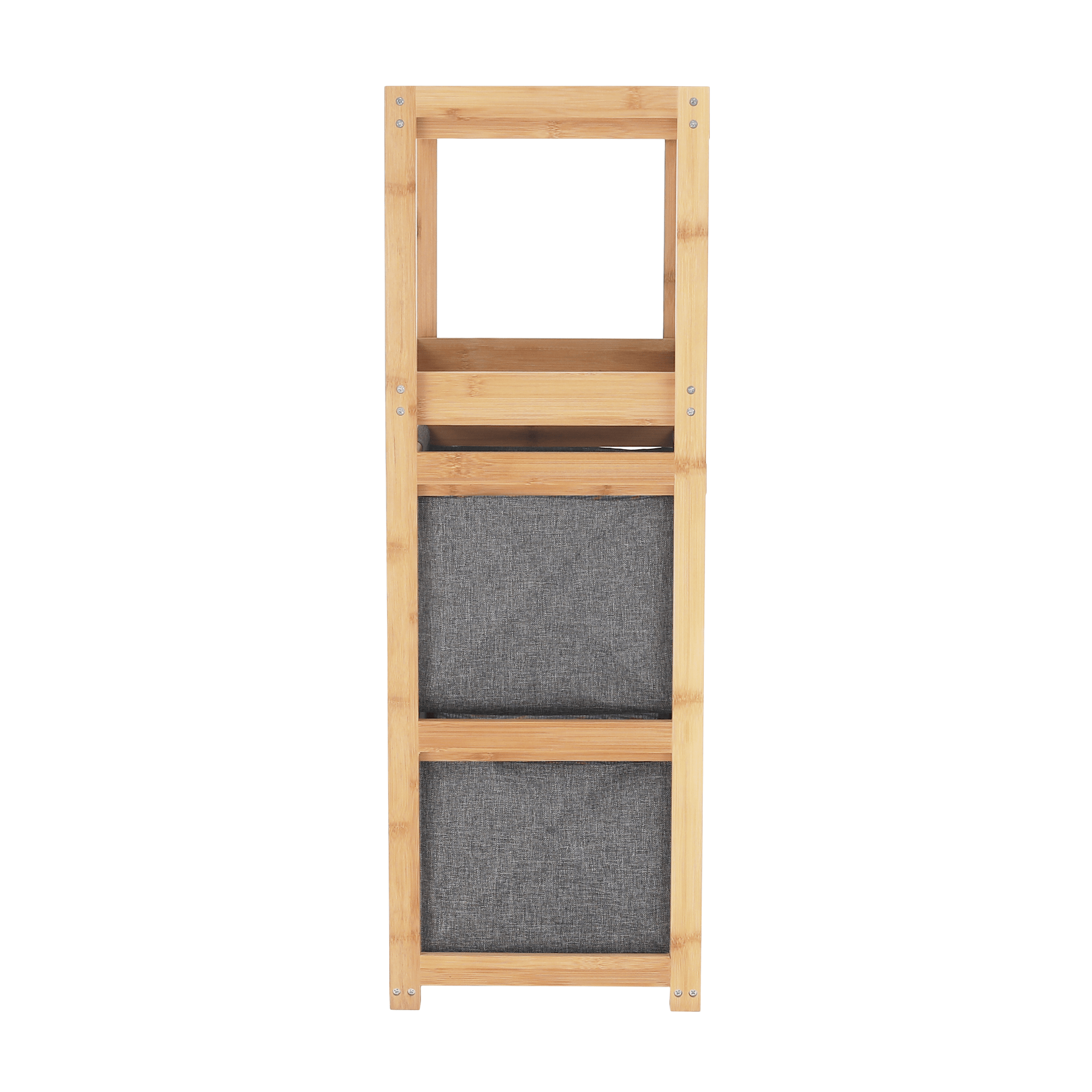 Raft, lacuit bambus/ tesatura gri, KELANA — imaginea 16