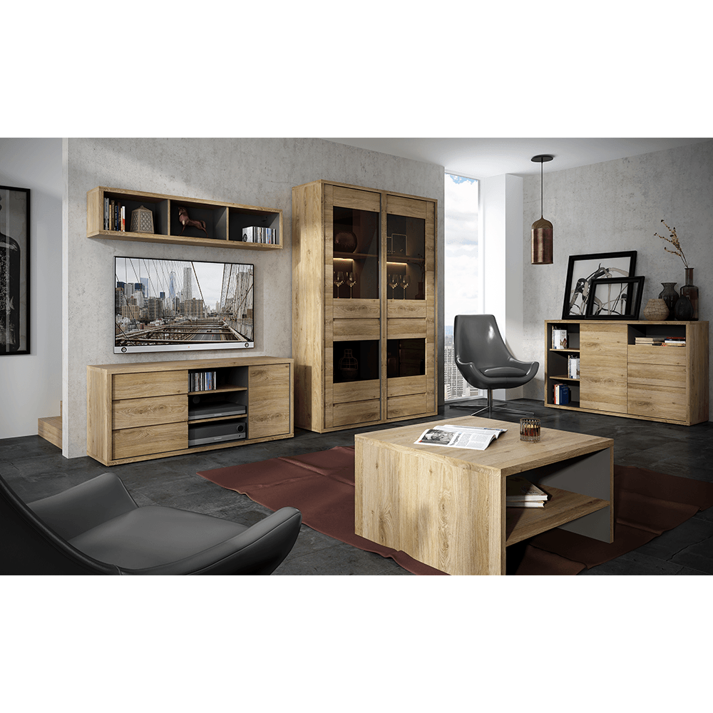 Comoda, stejar shetland, SHELDON TIP 43 — imaginea 3