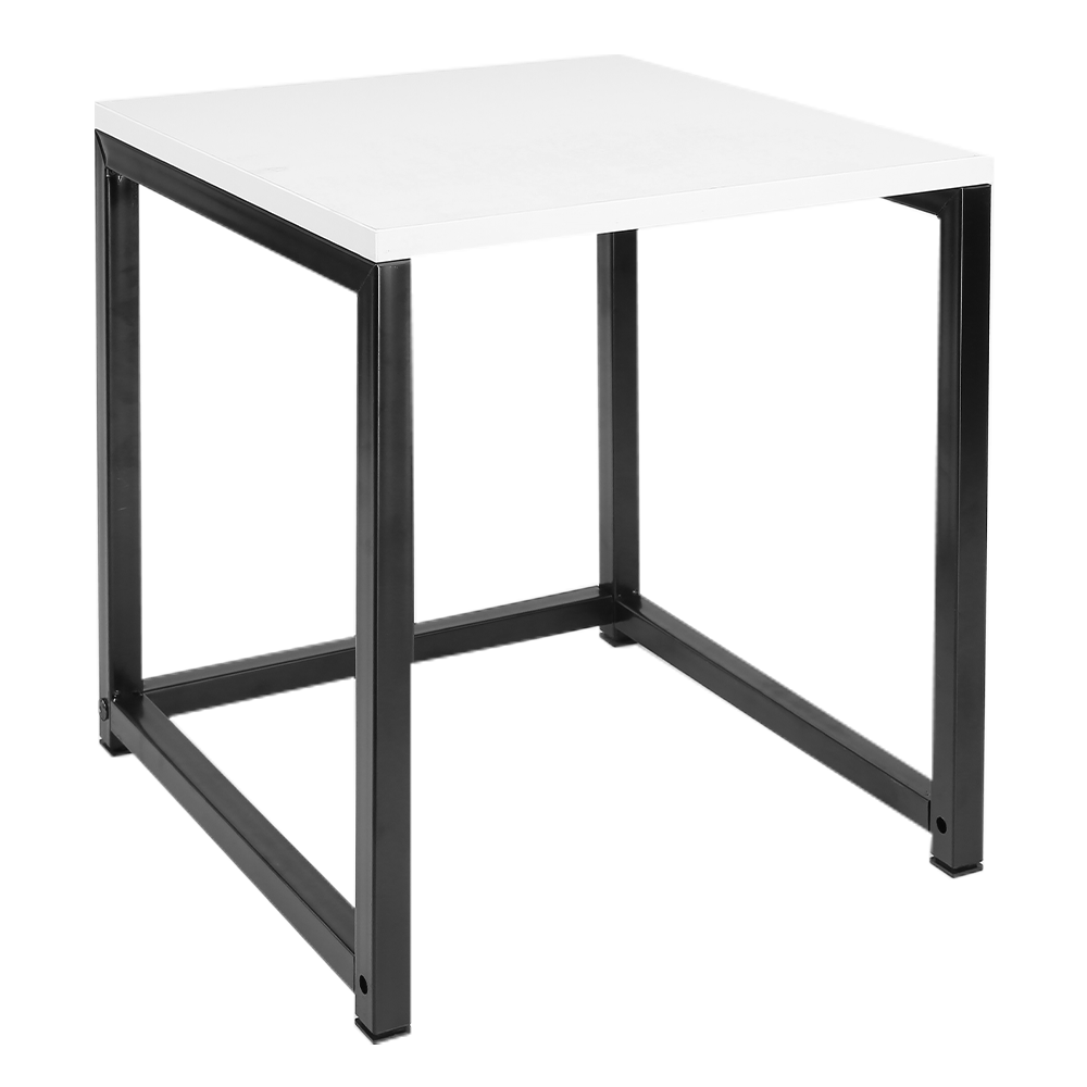 Set 3 masute de cafea, alb mat/negru, KASTLER NEW TYP 3 — imaginea 5
