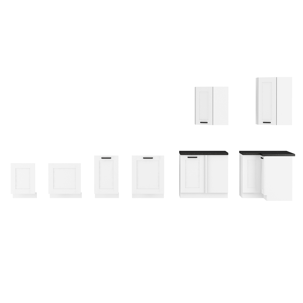 Dulap pentru chiuveta, alb, LULA 50 ZL 1F BB — imaginea 6