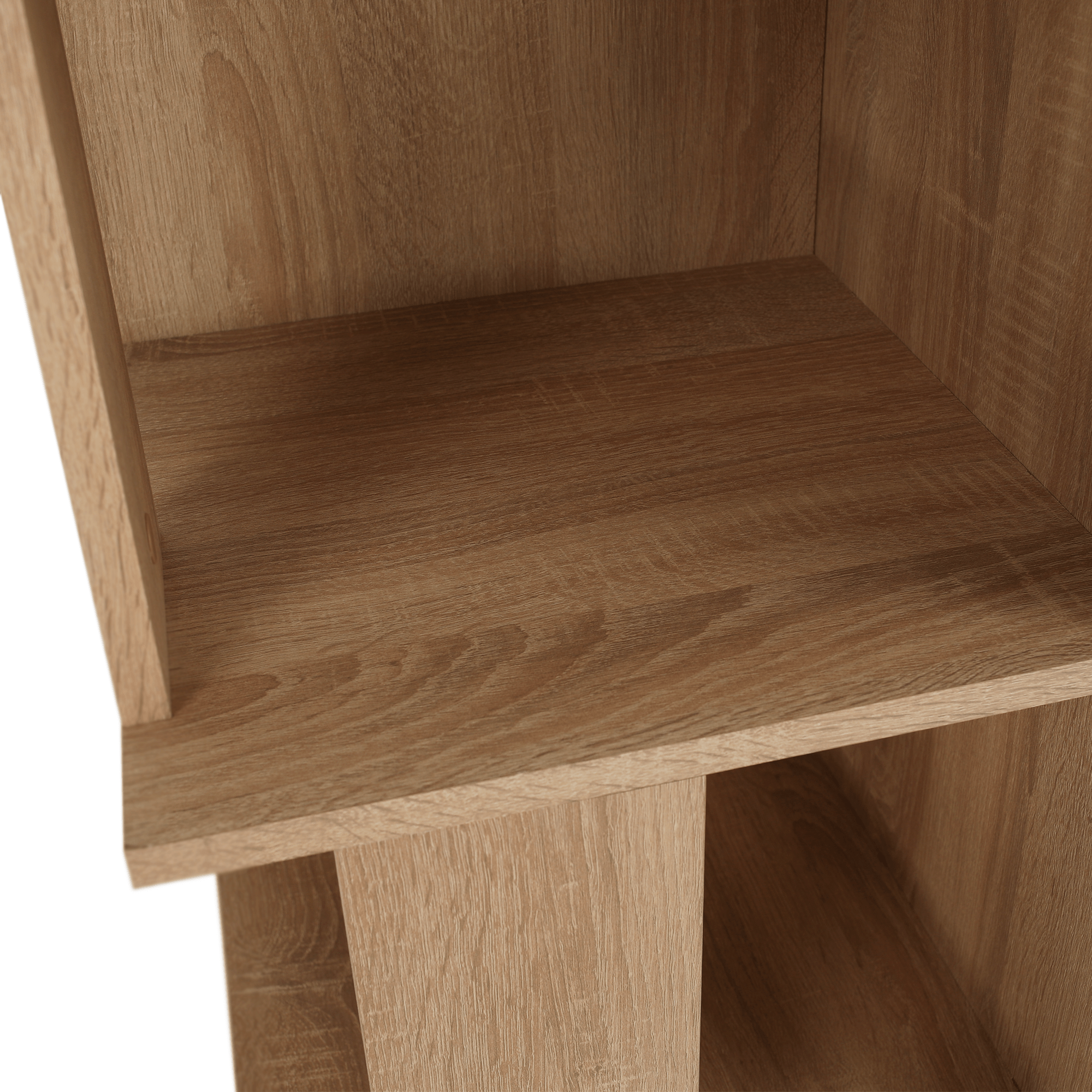 Raft de colt, stejar sonoma, KORIND — imaginea 8