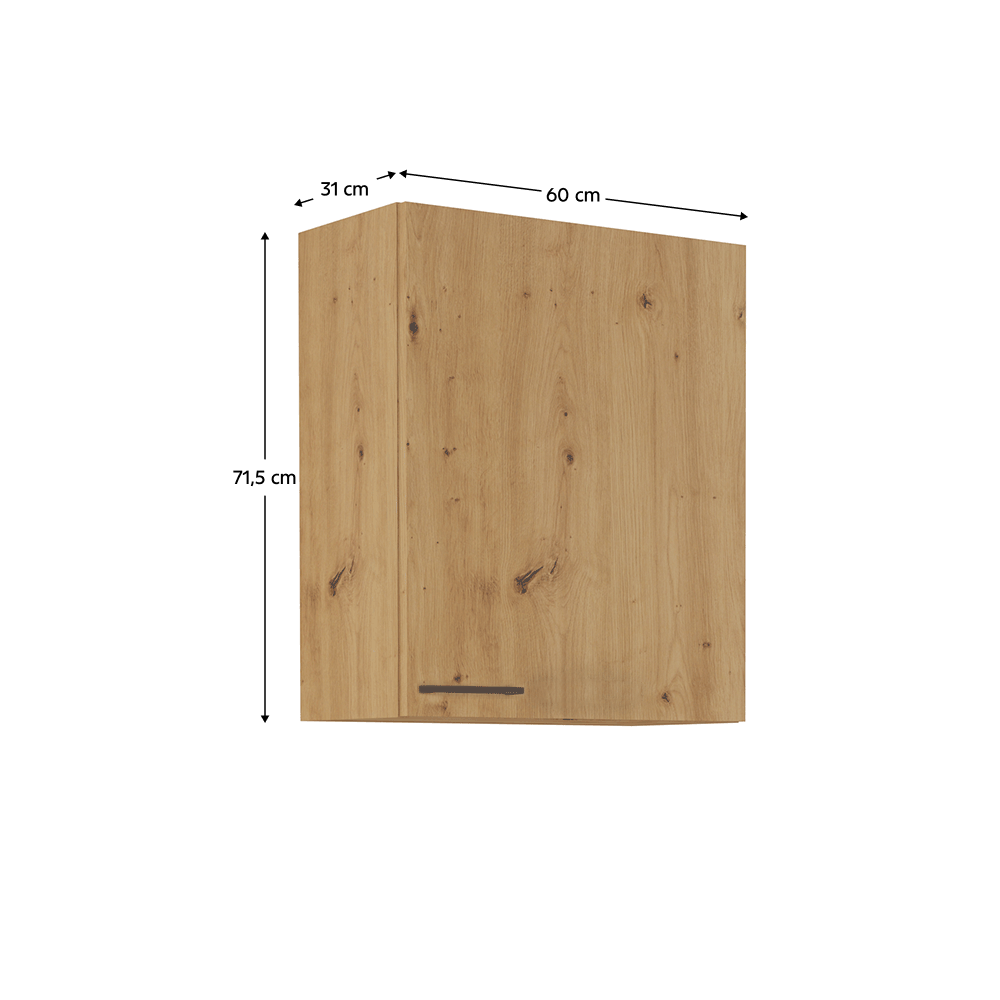 Dulap superior, stejar artizan, MONRO — imaginea 8