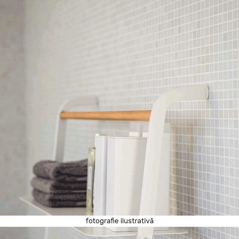 Cuier/ scara, alb/ model/ metal, BUNY — imaginea 4