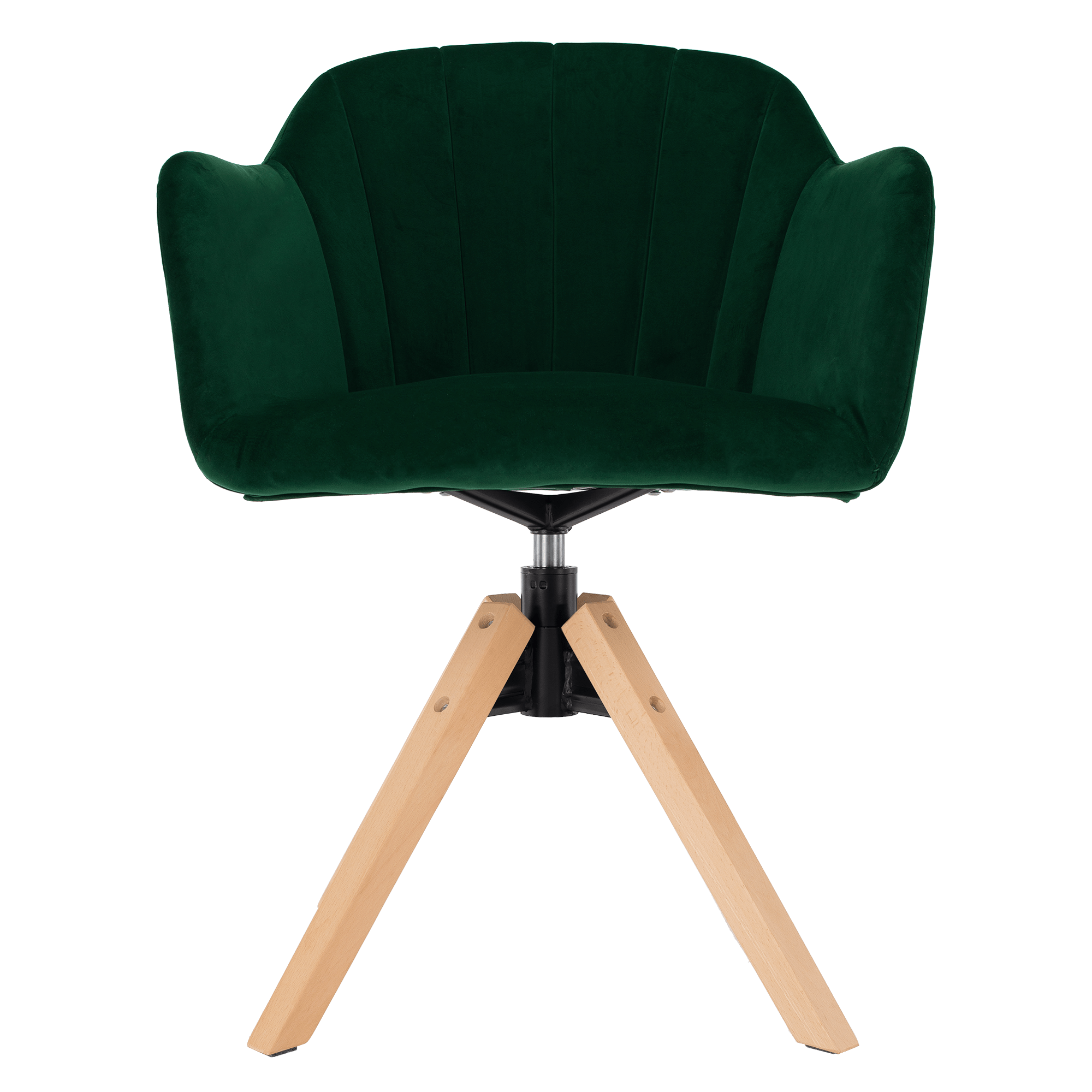 Fotoliu rotativ, textil Velvet — imaginea 5