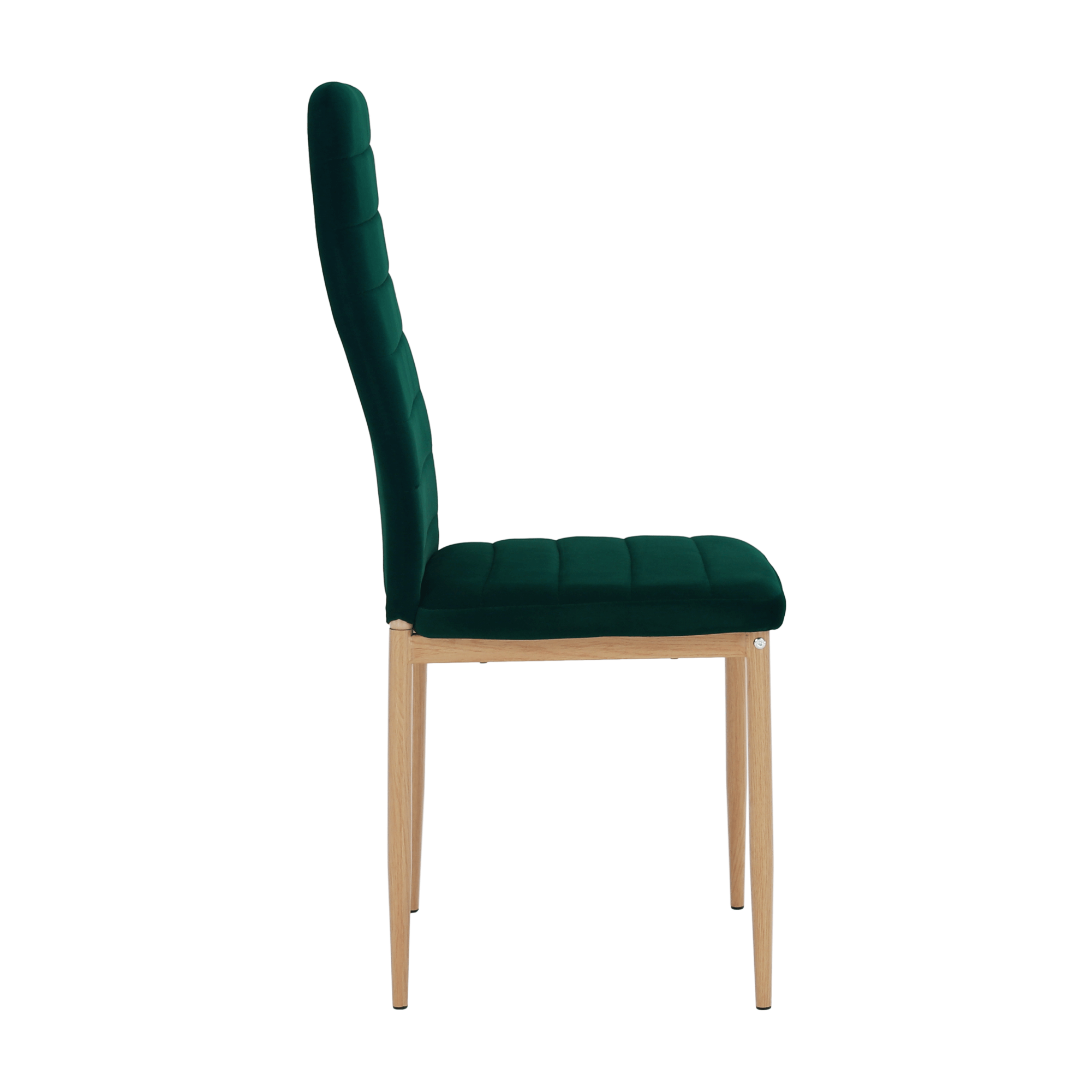 Scaun, tesatura de catifea smarald / stejar, Coleta Nova — imaginea 5