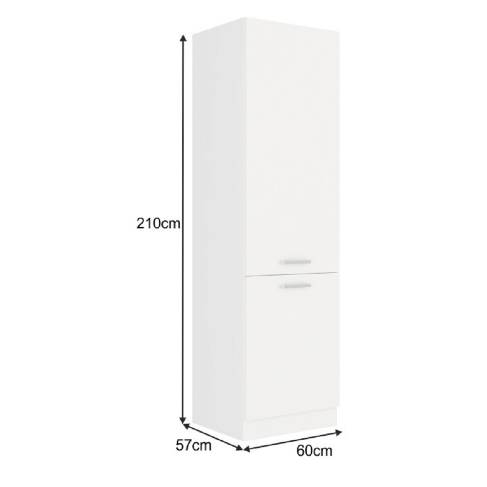 Dulap inalt, alb, SPLIT 60 DK-210 2F — imaginea 3