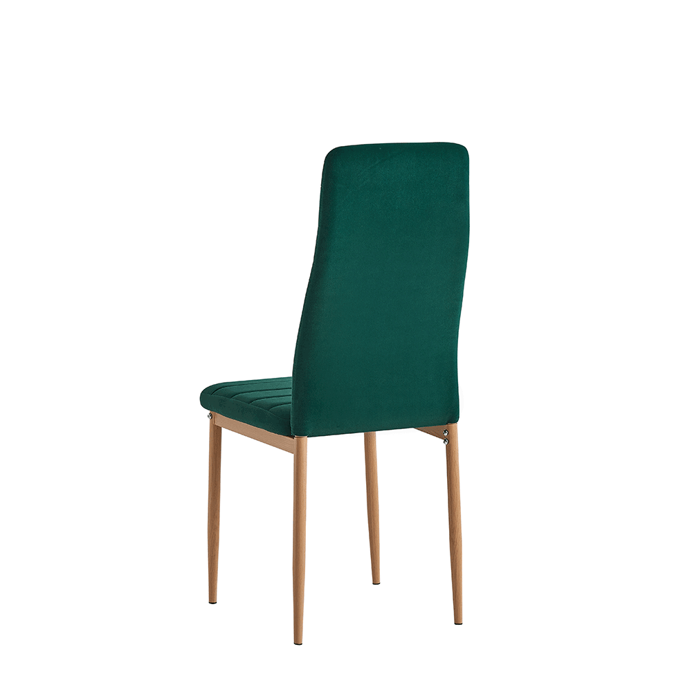 Scaun, tesatura de catifea smarald / stejar, Coleta Nova — imaginea 7