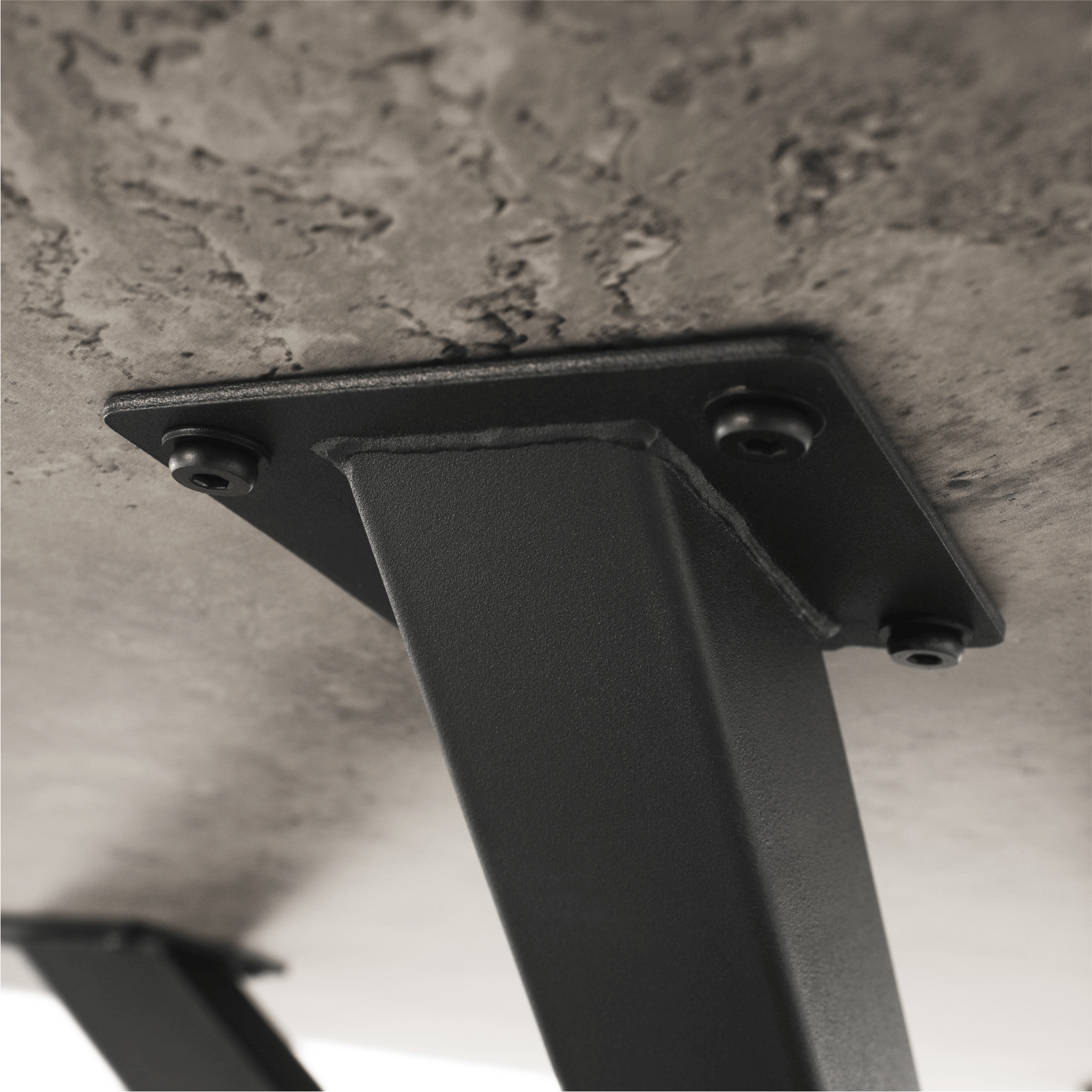 Masa de luat masa, gri carbon / negru, diametru 120 cm, MEDOR — imaginea 6