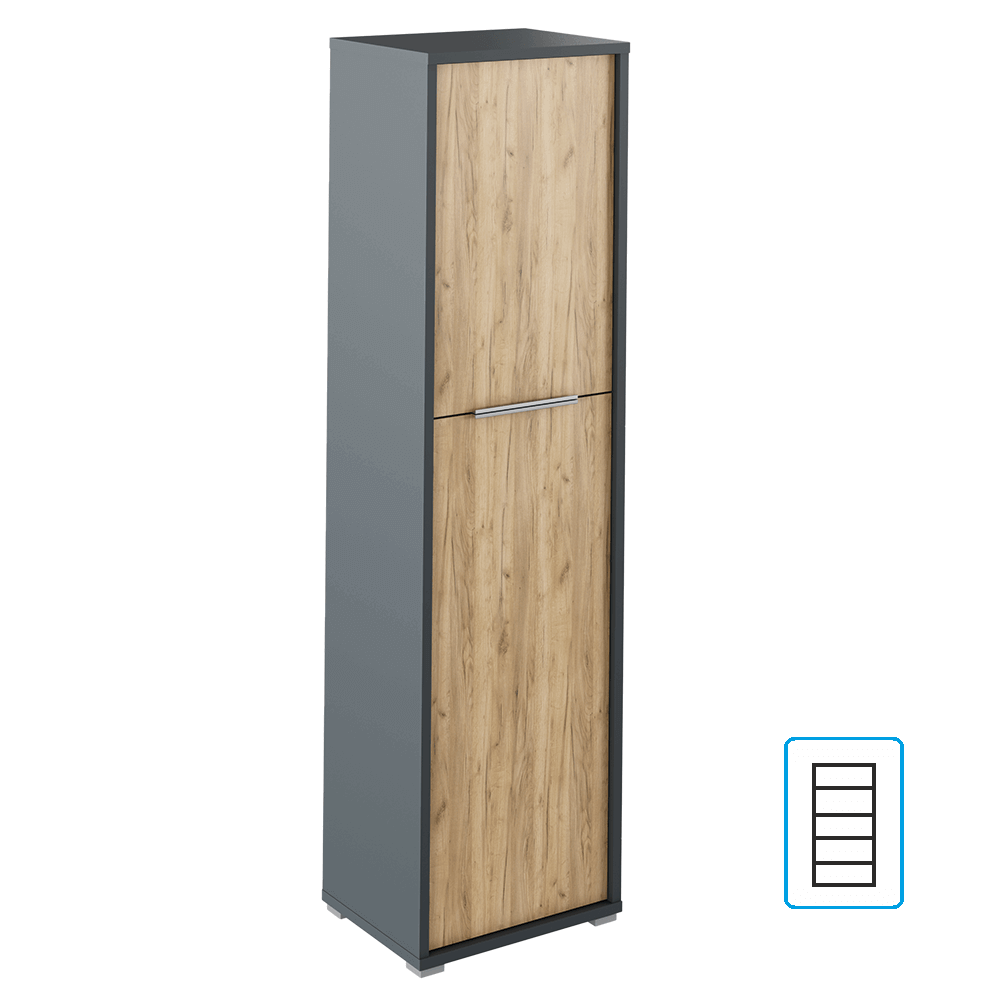 Dulap cu polite, grafit — imaginea 4
