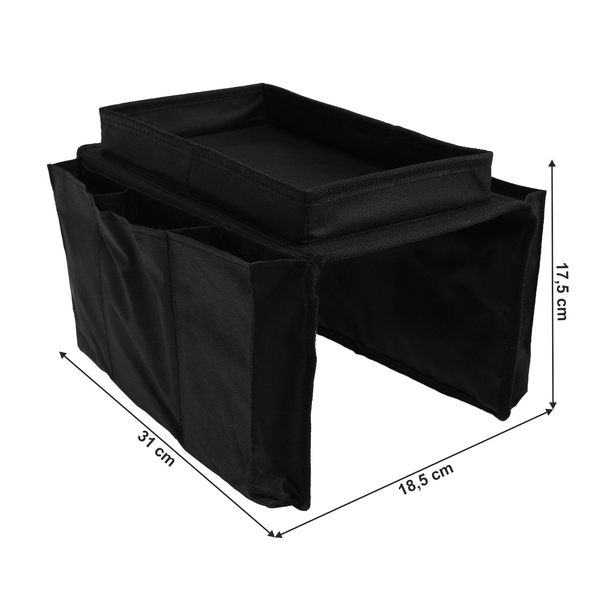 Organizator canapea, negru, IPRES — imaginea 6
