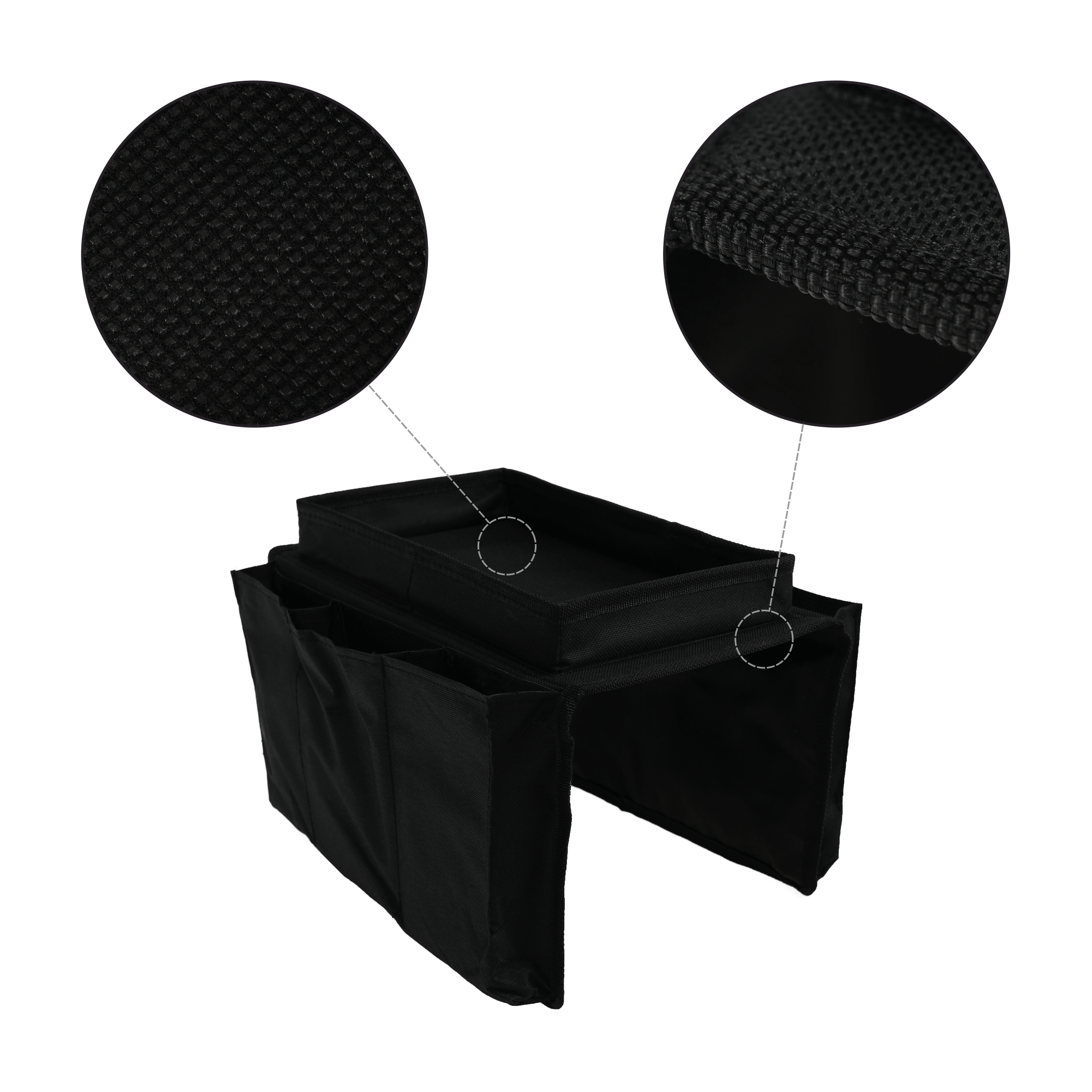 Organizator canapea, negru, IPRES — imaginea 7