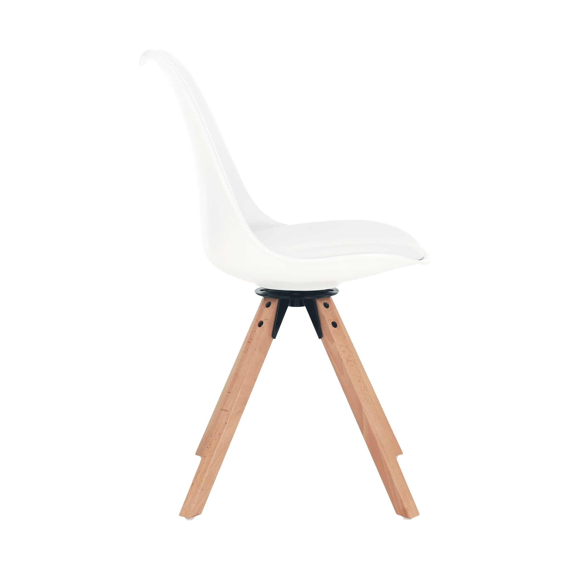 Scaun pivotant elegant, alb, ETOSA — imaginea 7