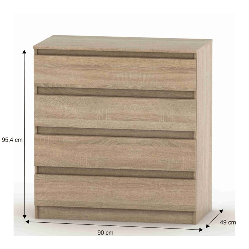 Comoda cu 4 sertare — imaginea 4