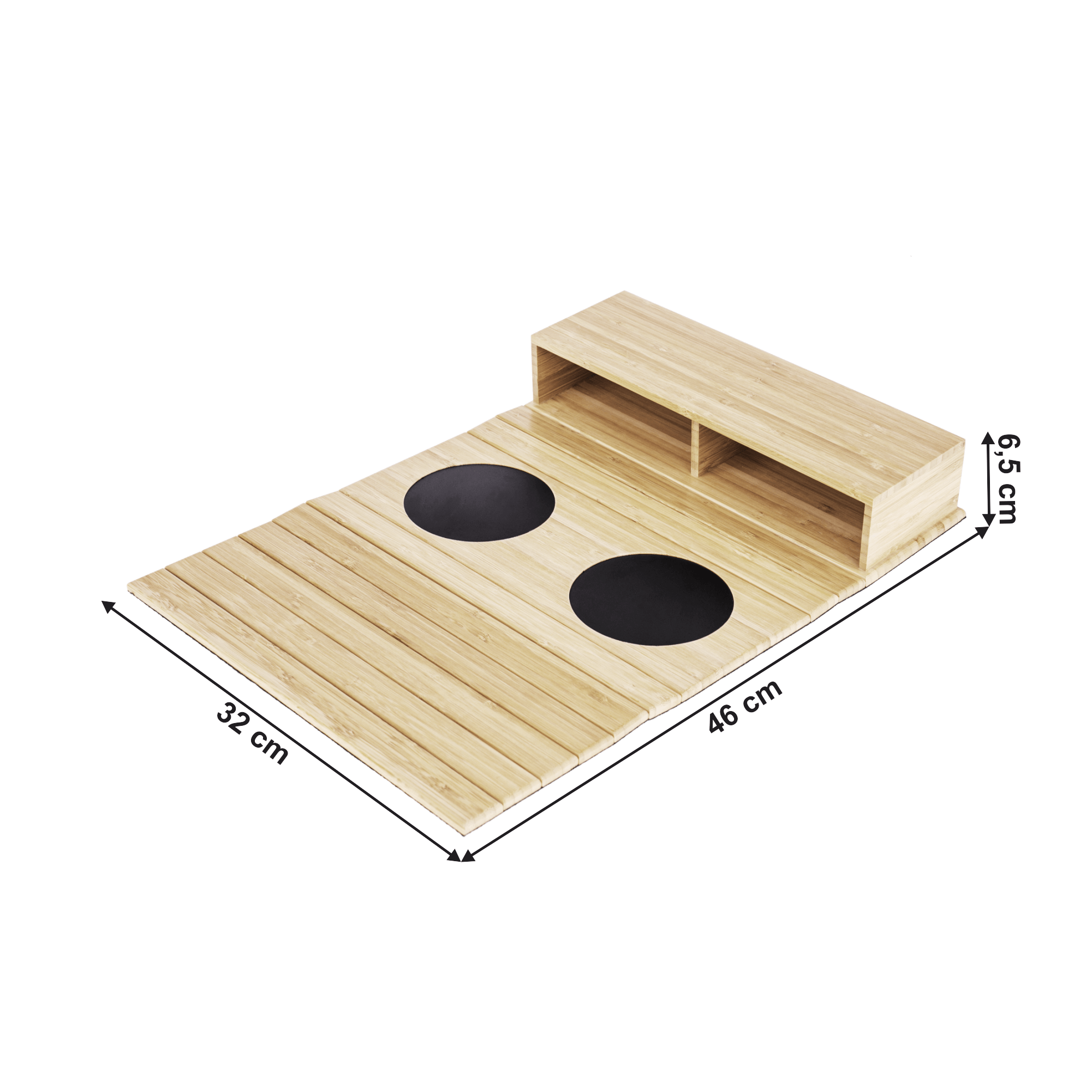 Organizator, bambus natural, VISE — imaginea 2
