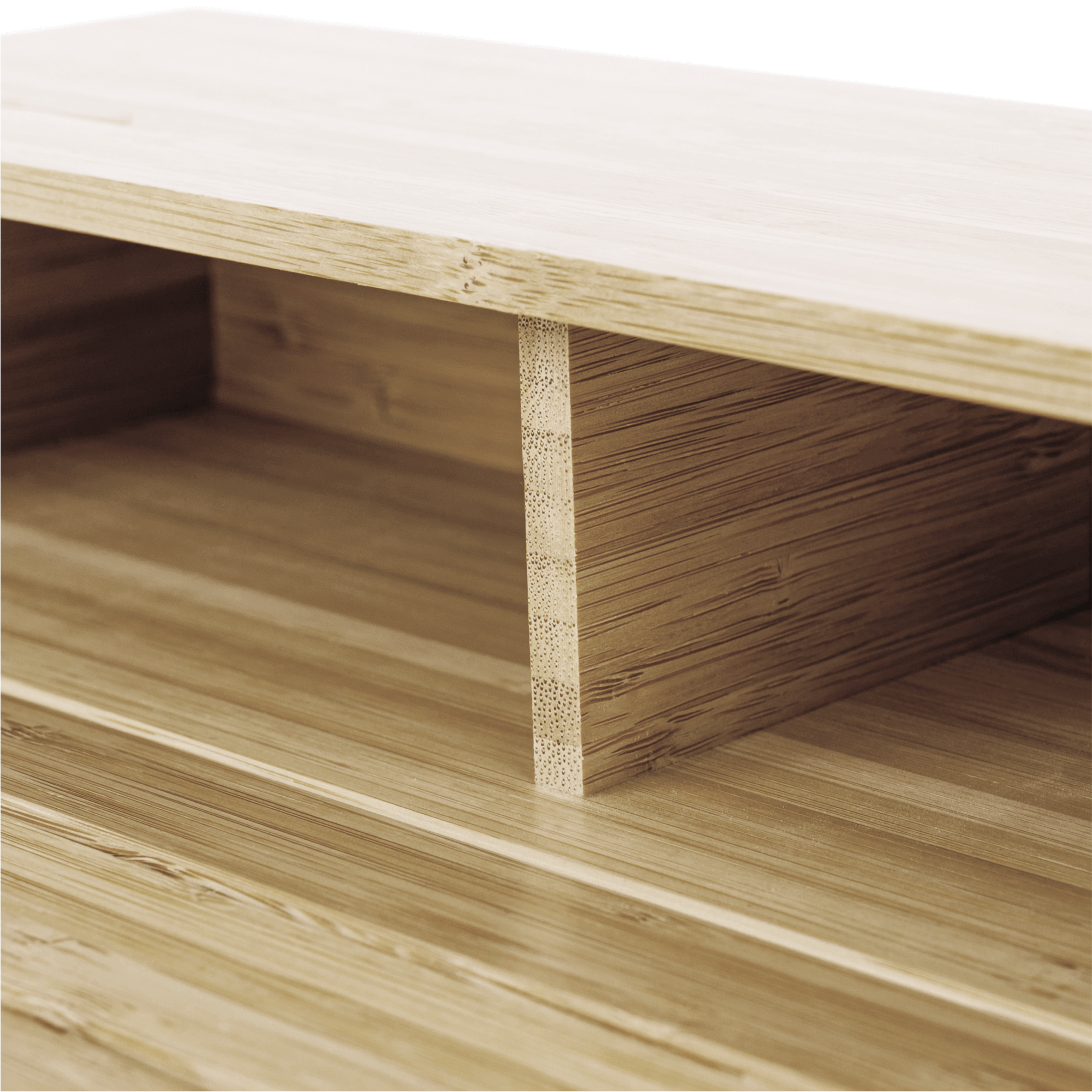 Organizator, bambus natural, VISE — imaginea 3