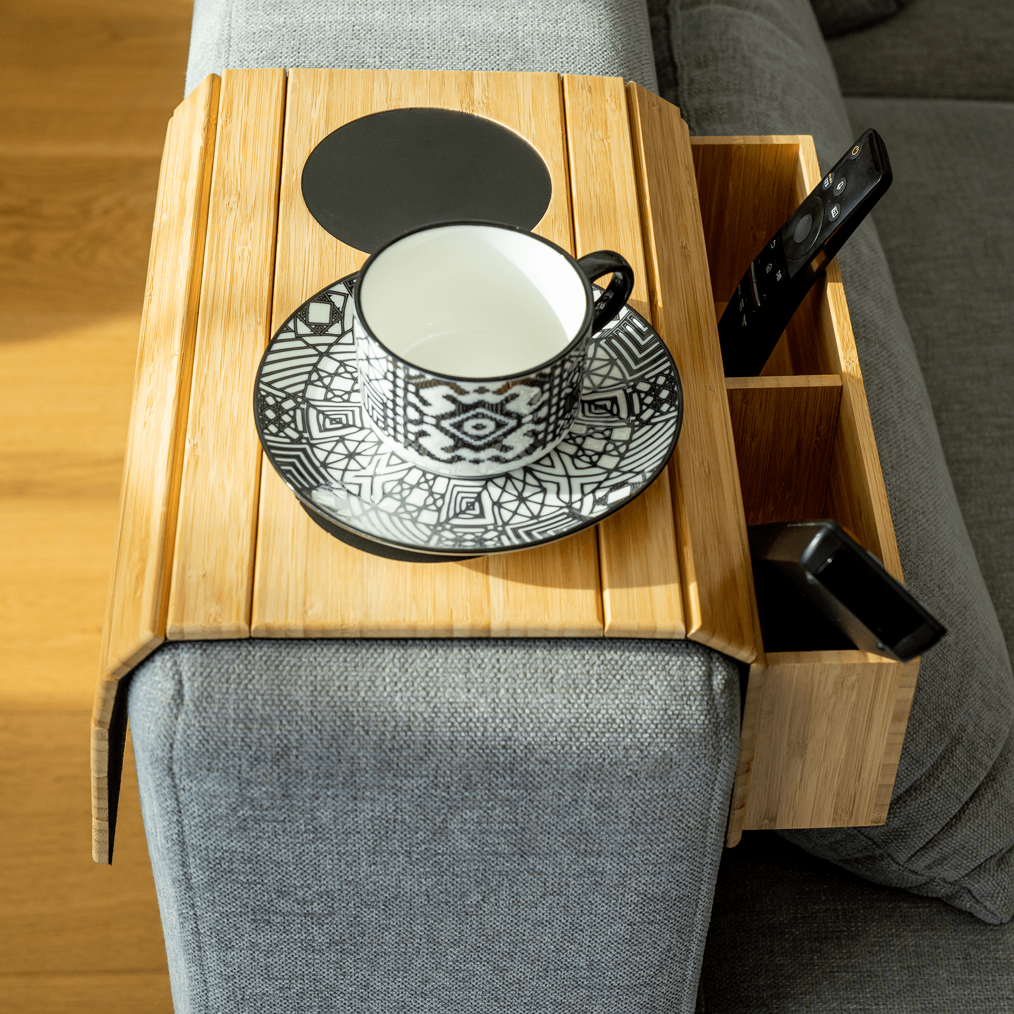Organizator, bambus natural, VISE — imaginea 13