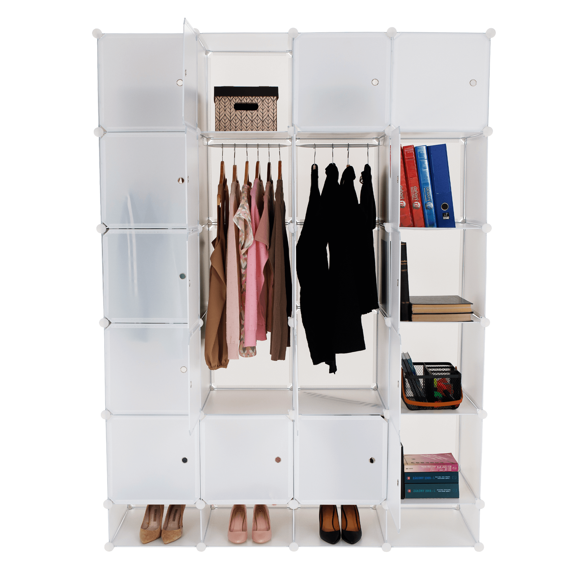 Dulap multifunctional modular, alb, ZAFOD — imaginea 20