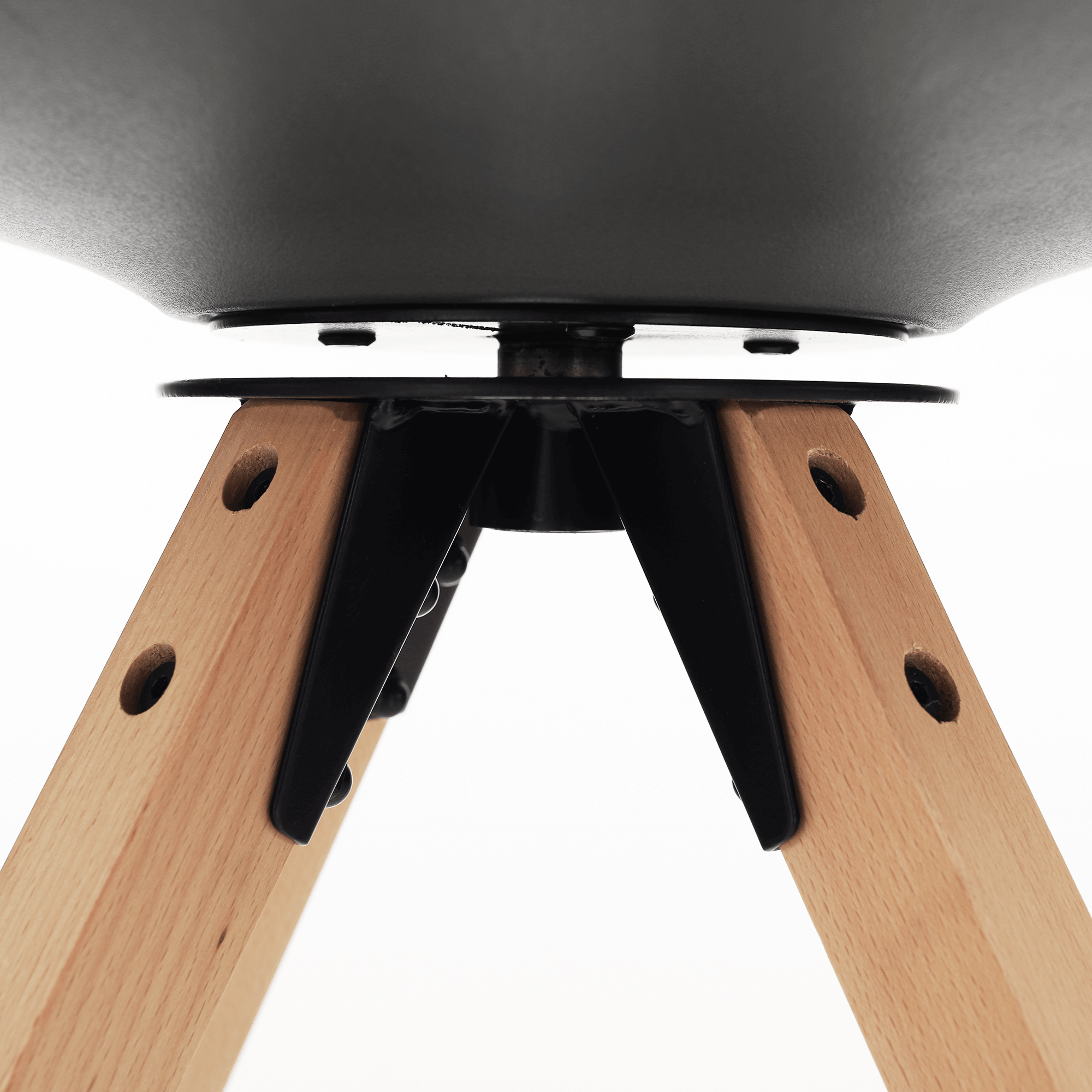 Scaun pivotant elegant, gri inchis, ETOSA — imaginea 18