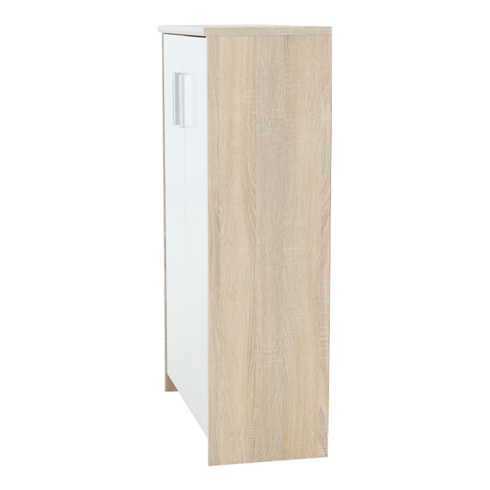 Dulapior de birou, stejar sonoma/alb, JOHAN 2 NEW 13 — imaginea 5