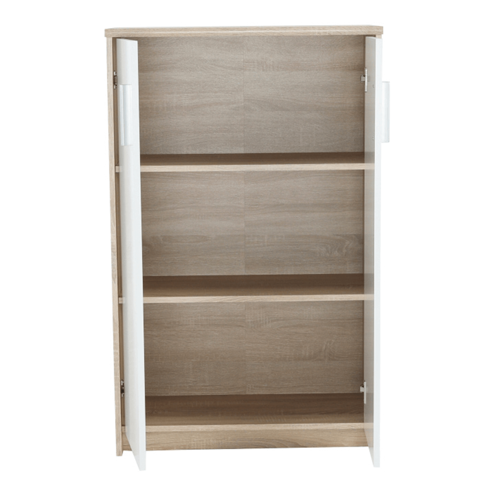 Dulapior de birou, stejar sonoma/alb, JOHAN 2 NEW 13 — imaginea 8