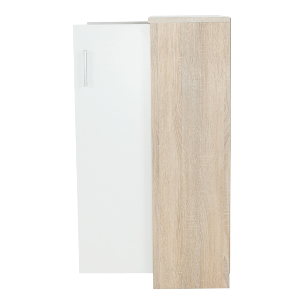 Dulapior de birou, stejar sonoma/alb, JOHAN 2 NEW 13 — imaginea 10