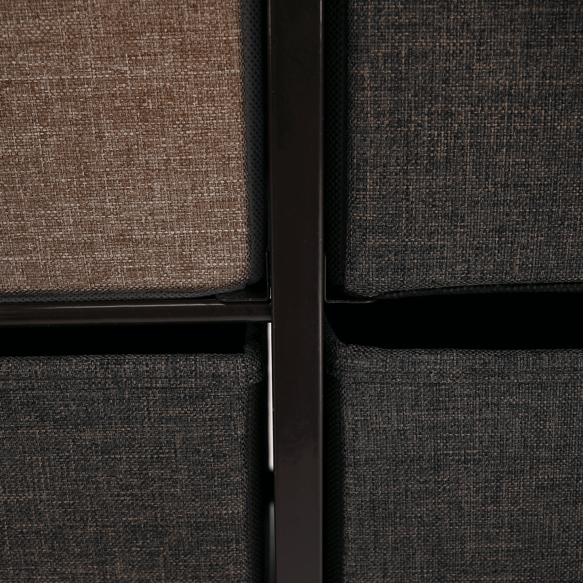 Comoda cu sertare din material textil, bej/maro deschis/maro inchis, HAZEL TYP 3 — imaginea 9
