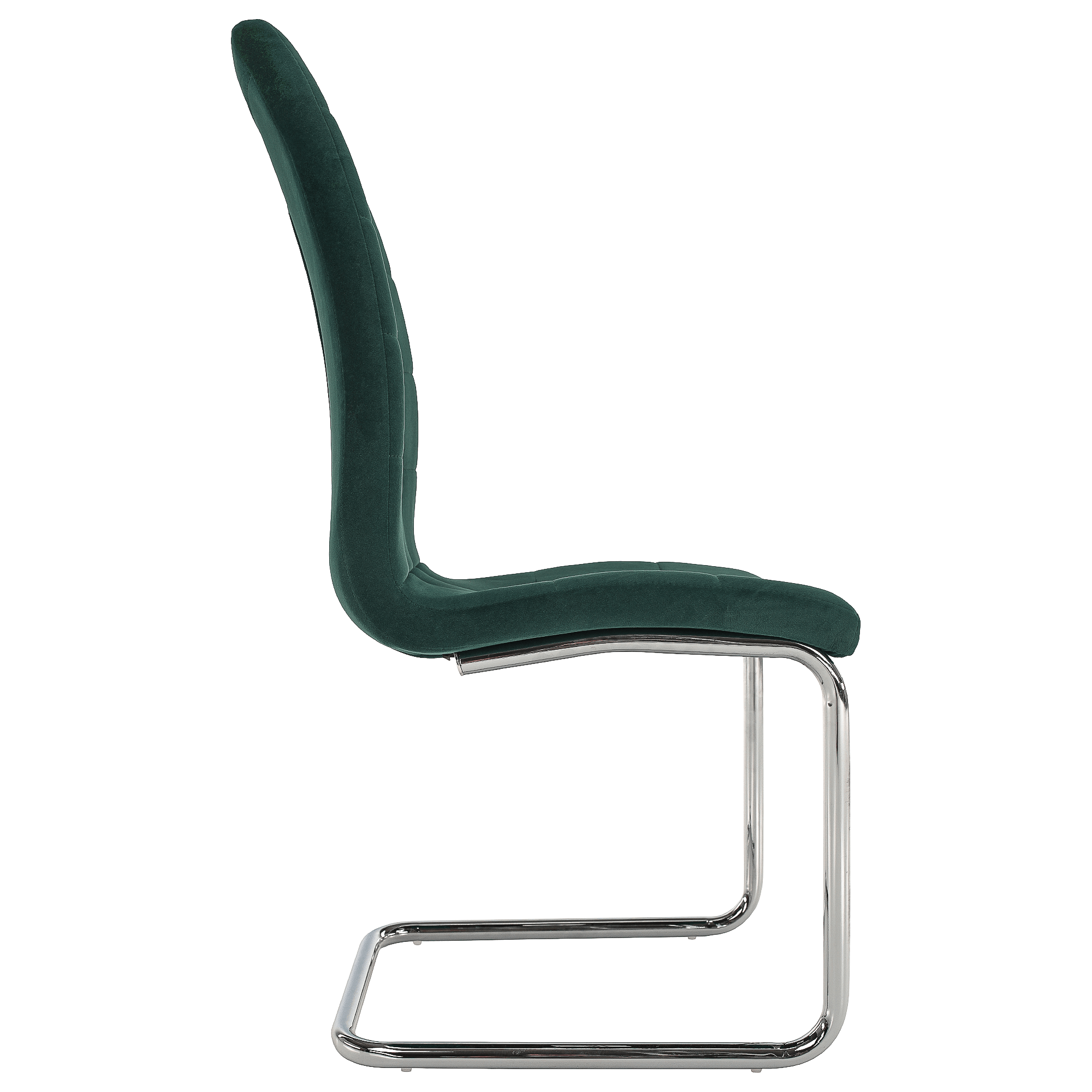 Scaun de masa, tesatura de catifea smarald / crom, SALOMA NEW — imaginea 3