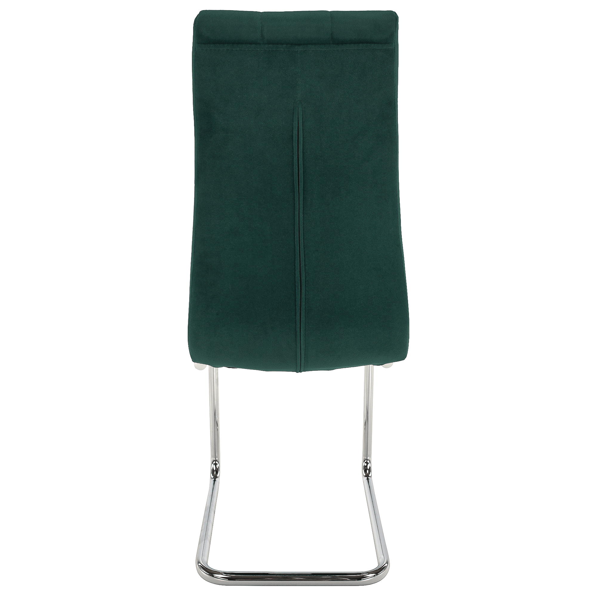 Scaun de masa, tesatura de catifea smarald / crom, SALOMA NEW — imaginea 4