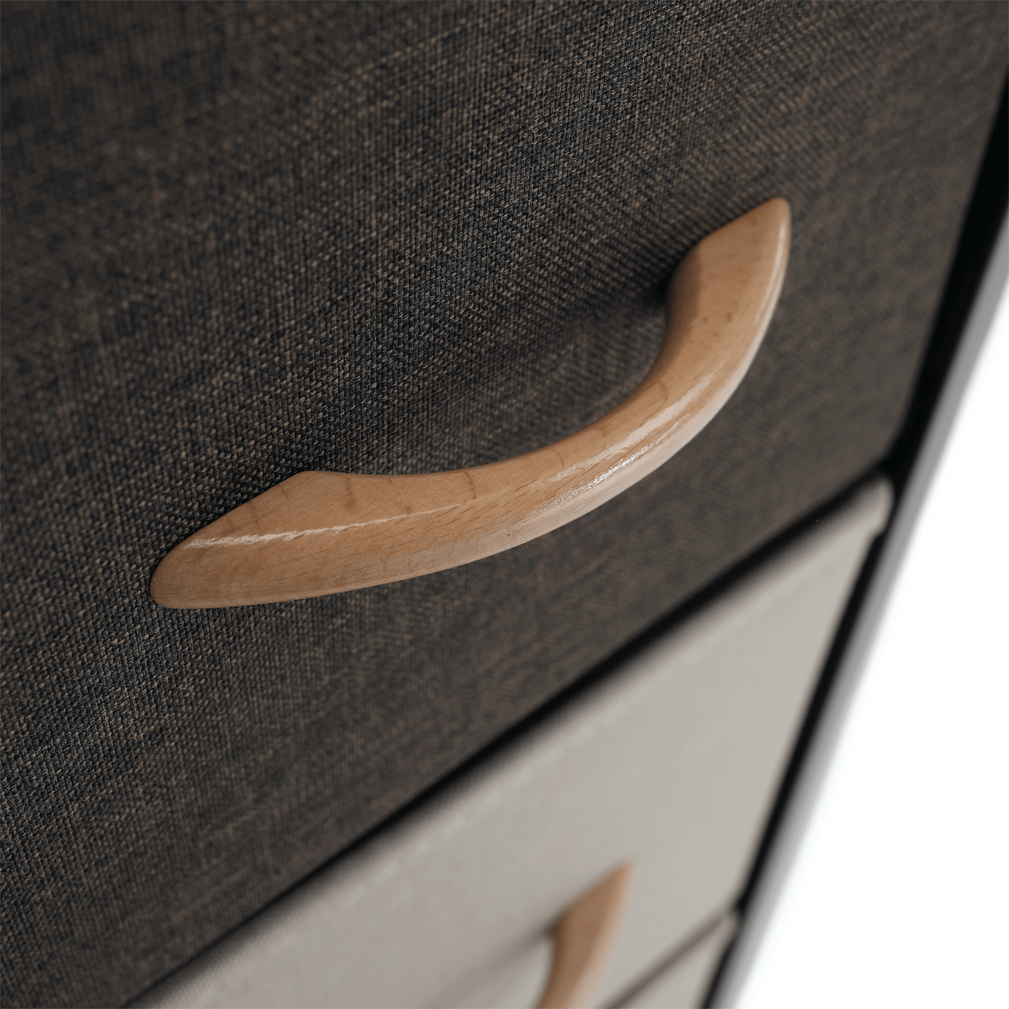 Comoda cu sertare din material textil, bej/maro deschis/maro inchis, HAZEL TYP 1 — imaginea 14