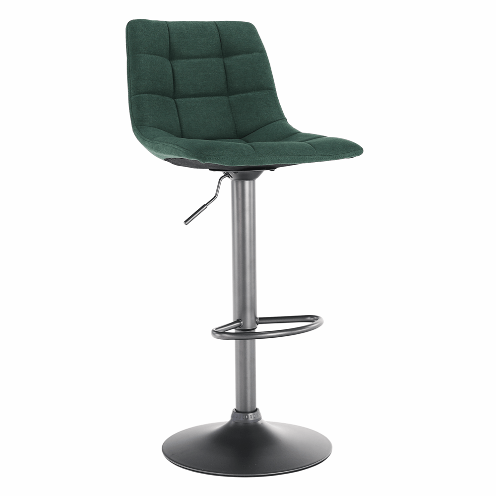 Scaun de bar, verde / negru, LAHELA