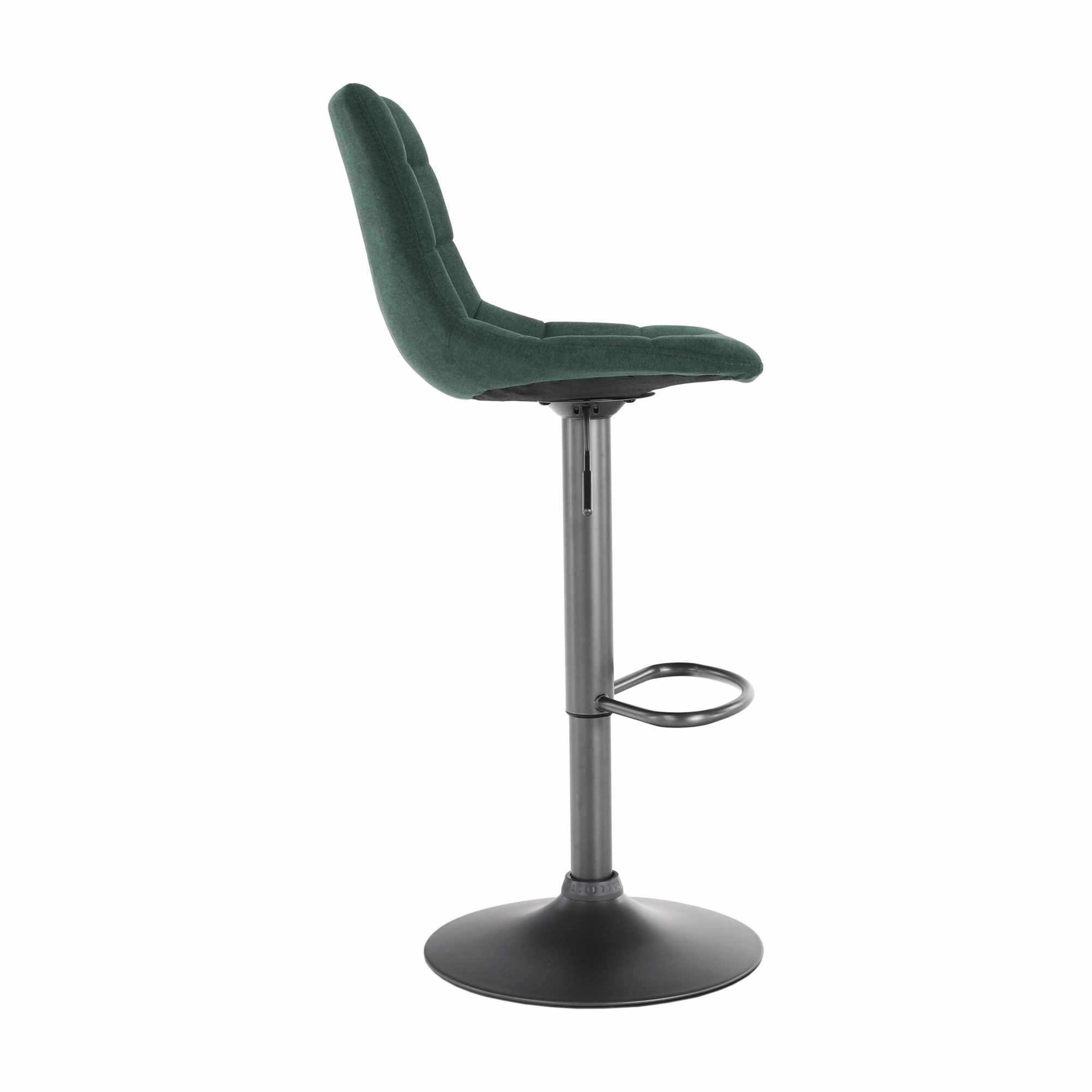 Scaun de bar, verde / negru, LAHELA — imaginea 3