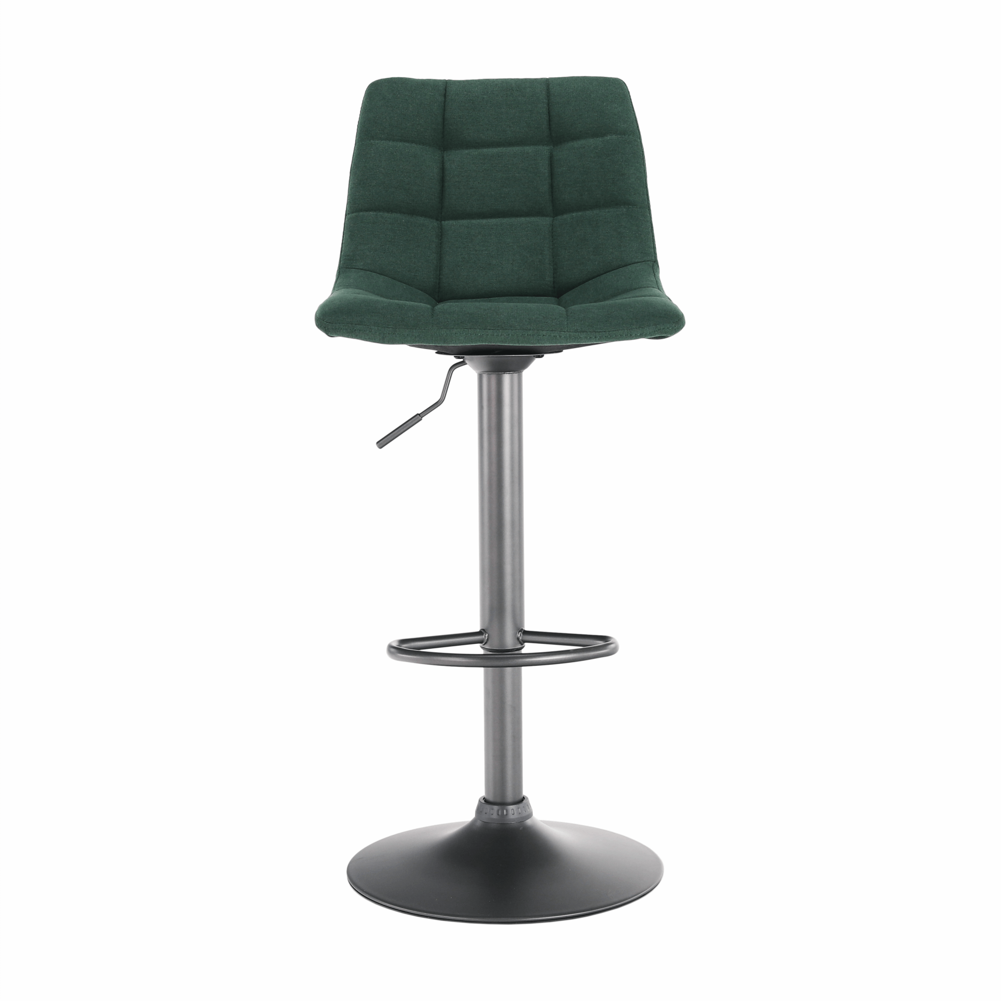 Scaun de bar, verde / negru, LAHELA — imaginea 4