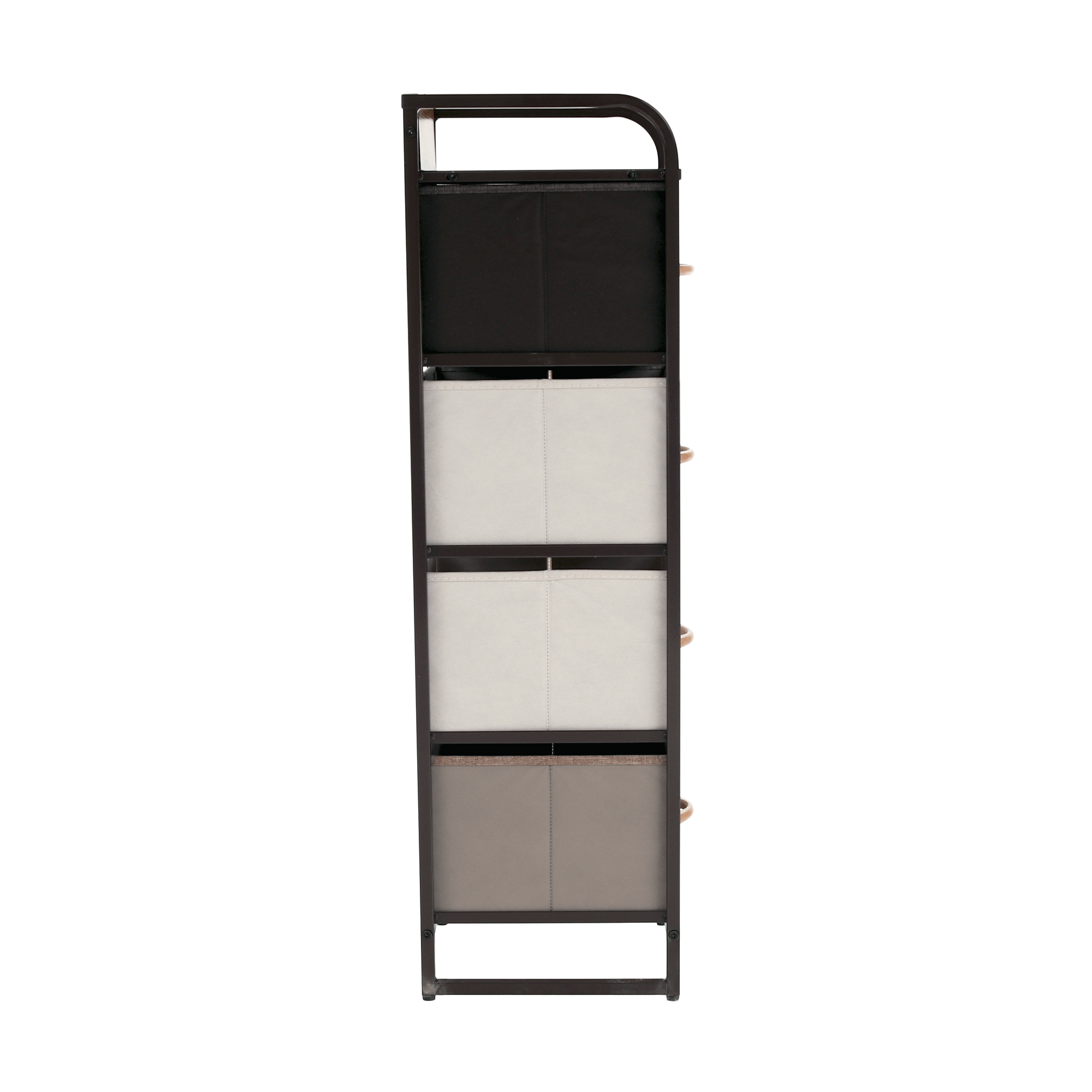 Comoda cu sertare din material textil, bej/maro deschis/maro inchis, HAZEL TYP 1 — imaginea 18