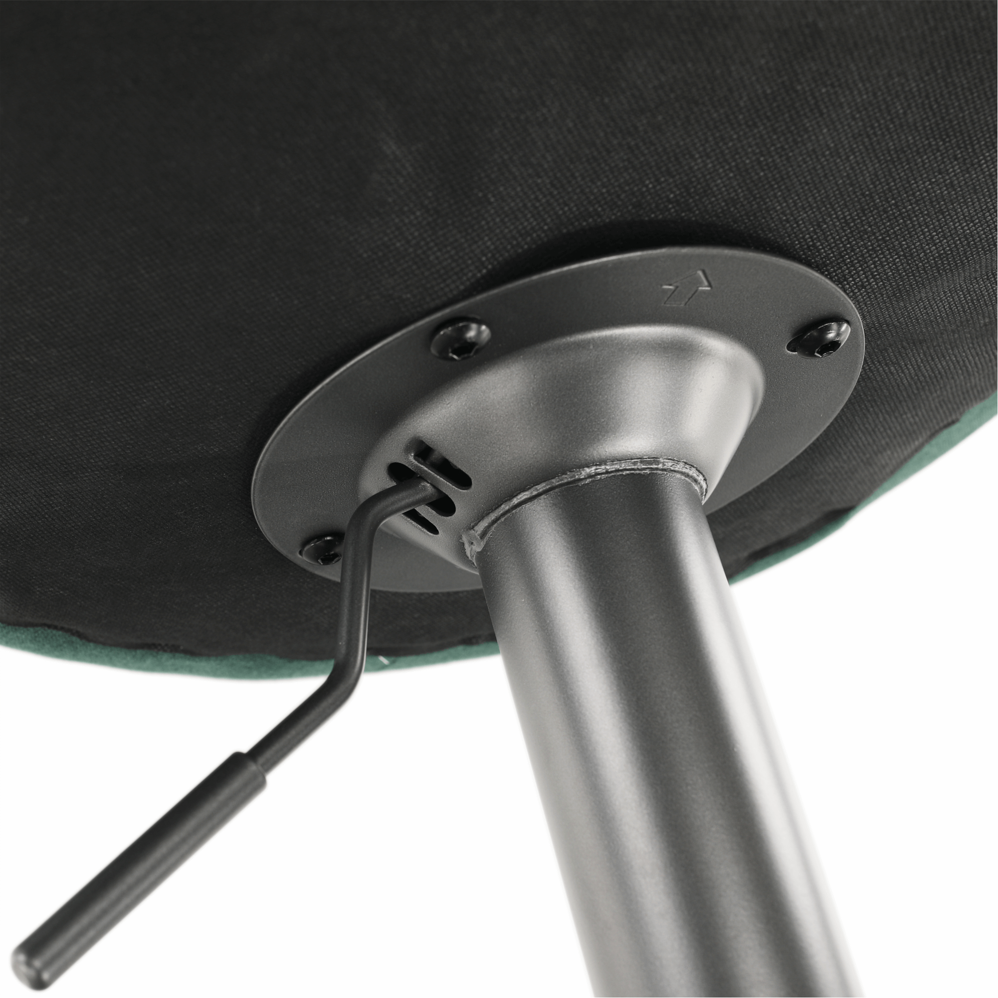 Scaun de bar, verde / negru, LAHELA — imaginea 9