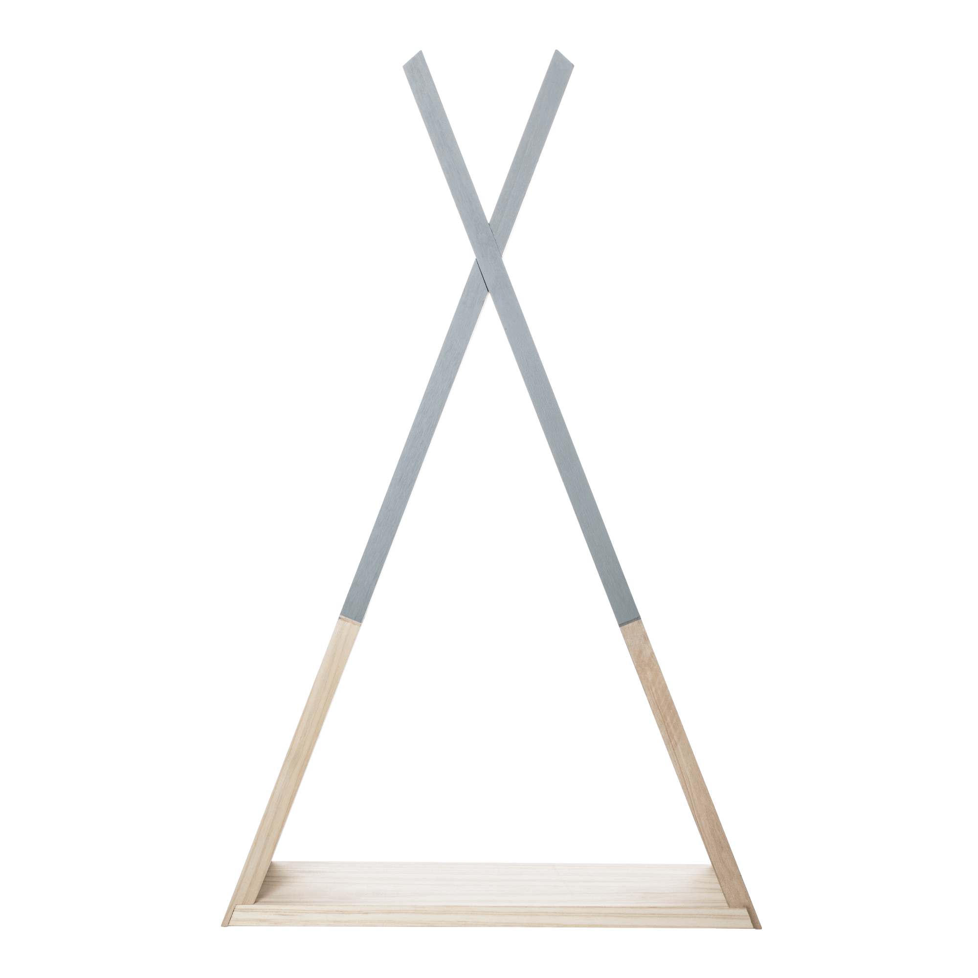 Raft pentru copii, gri / natural, JOLI — imaginea 7