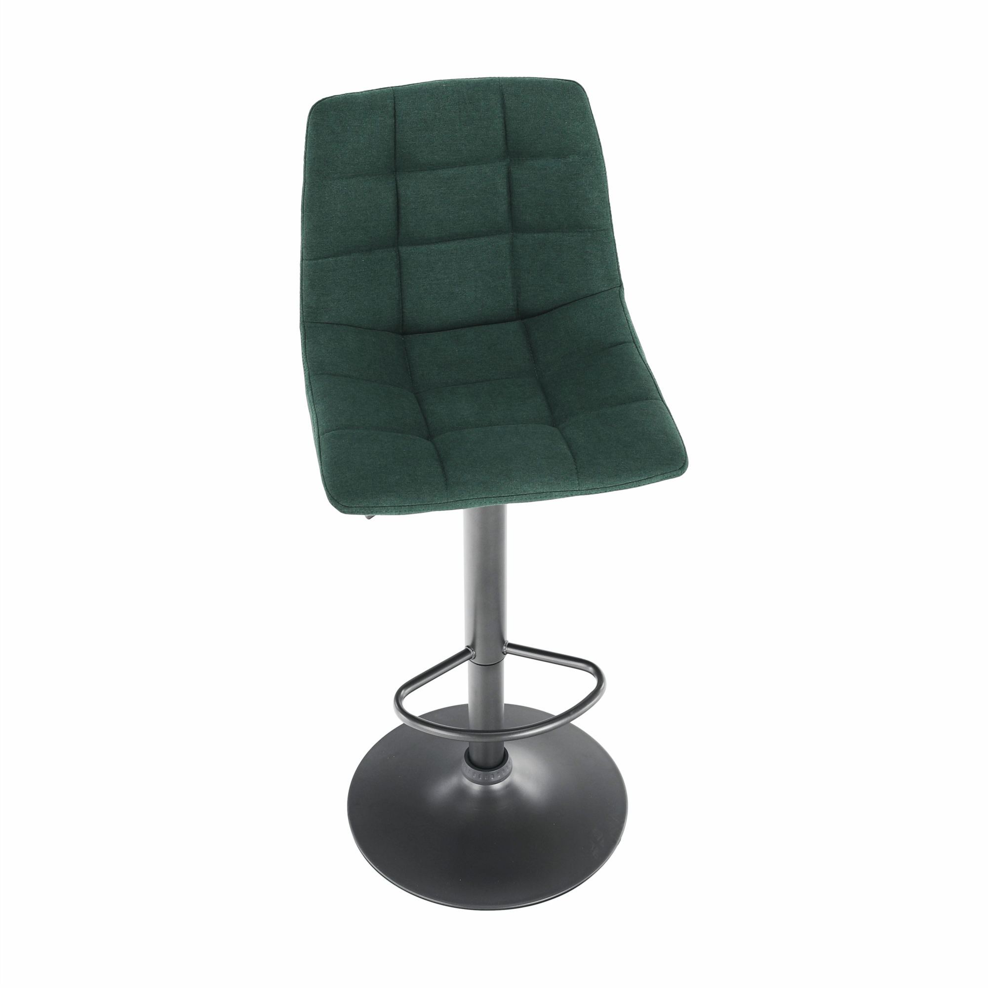 Scaun de bar, verde / negru, LAHELA — imaginea 14