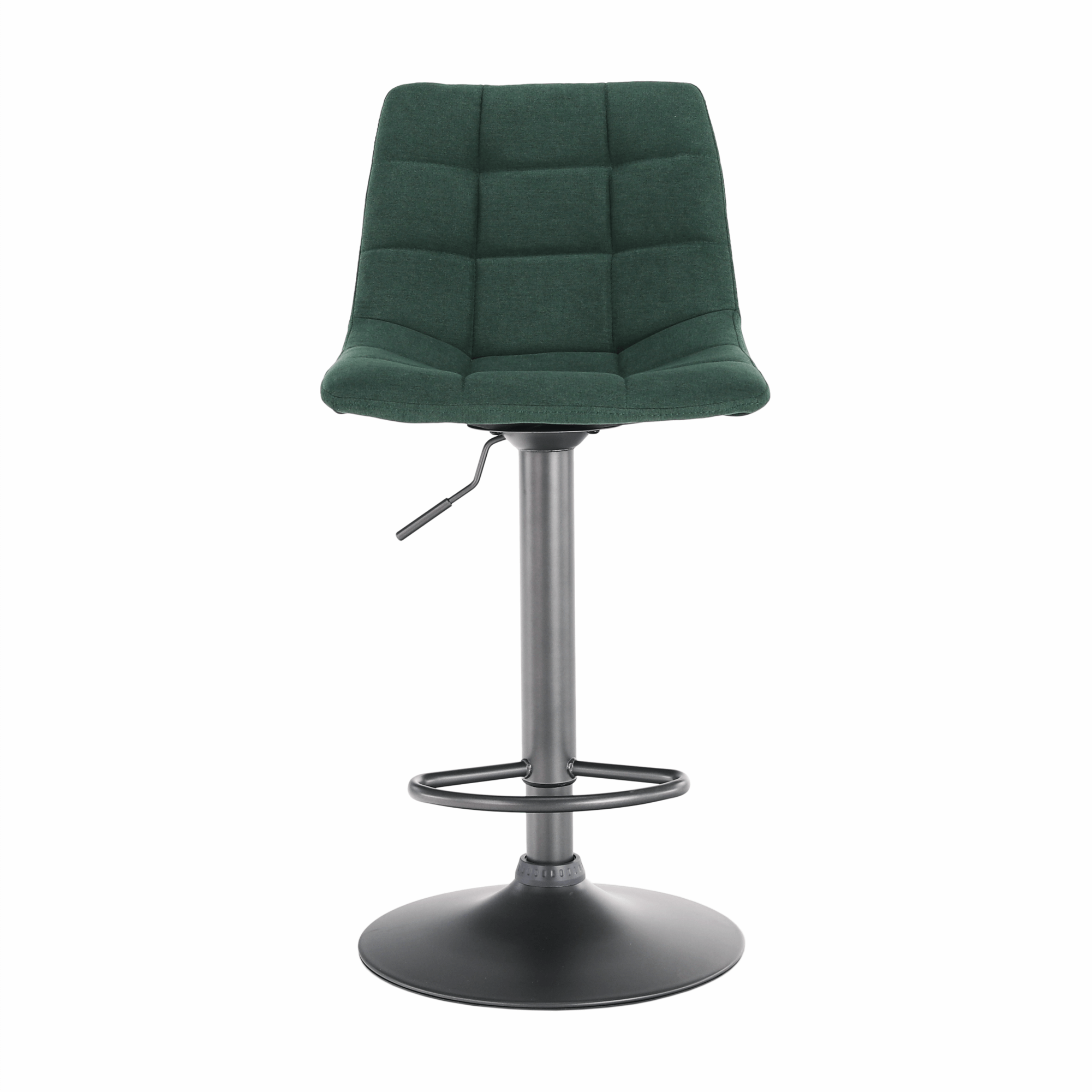 Scaun de bar, verde / negru, LAHELA — imaginea 15
