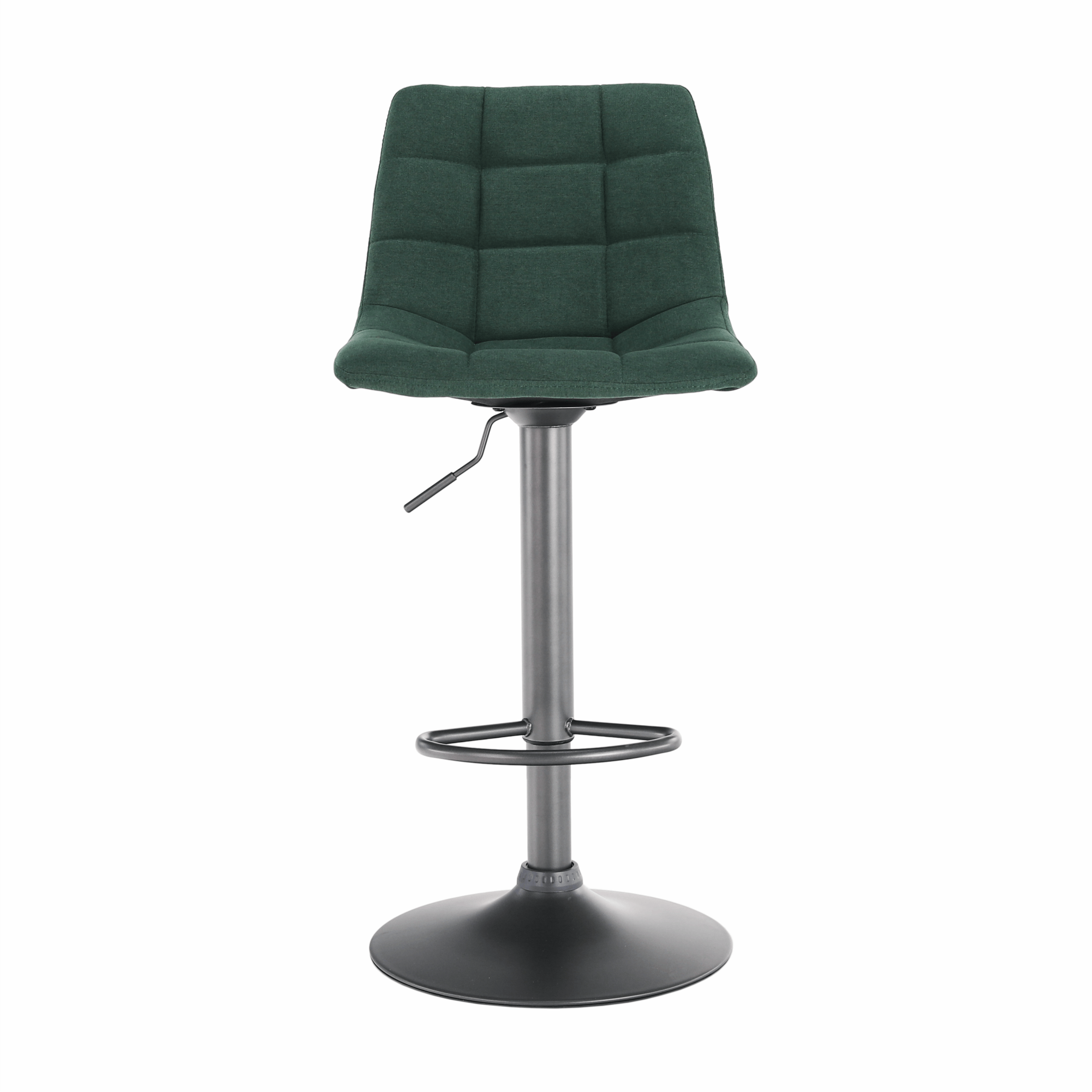 Scaun de bar, verde / negru, LAHELA — imaginea 16