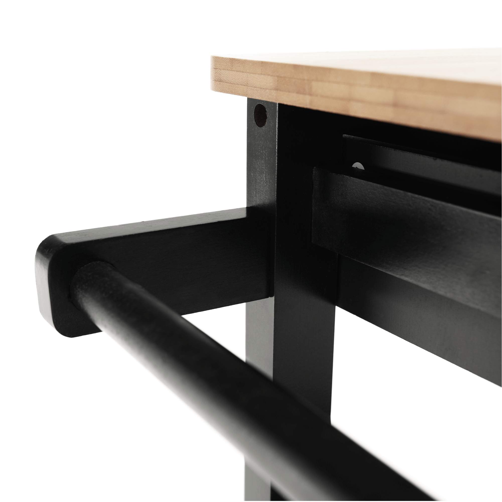 Carucior de servire, natural — imaginea 9