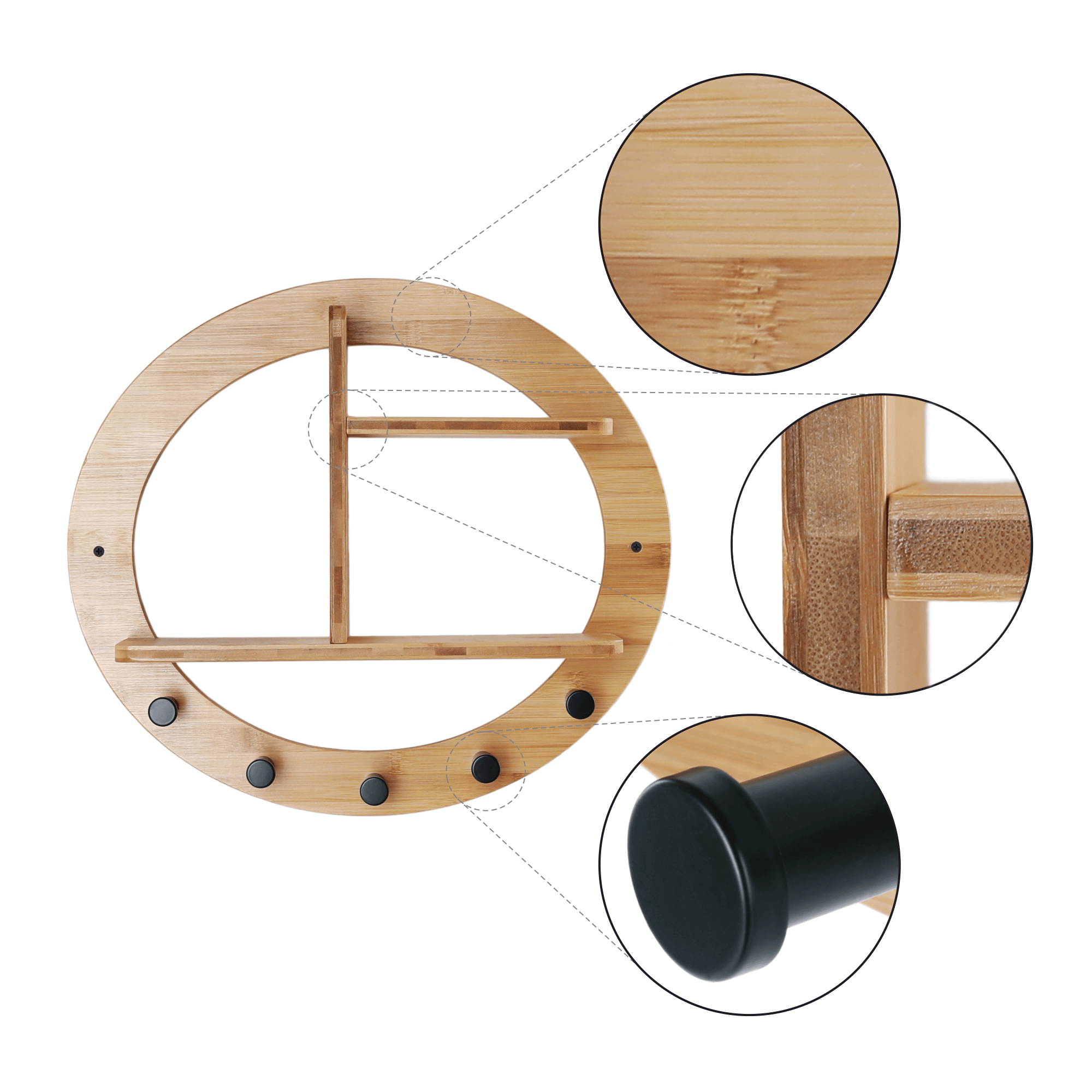 Raft, bambus natural, ARTID TYP 1 — imaginea 3