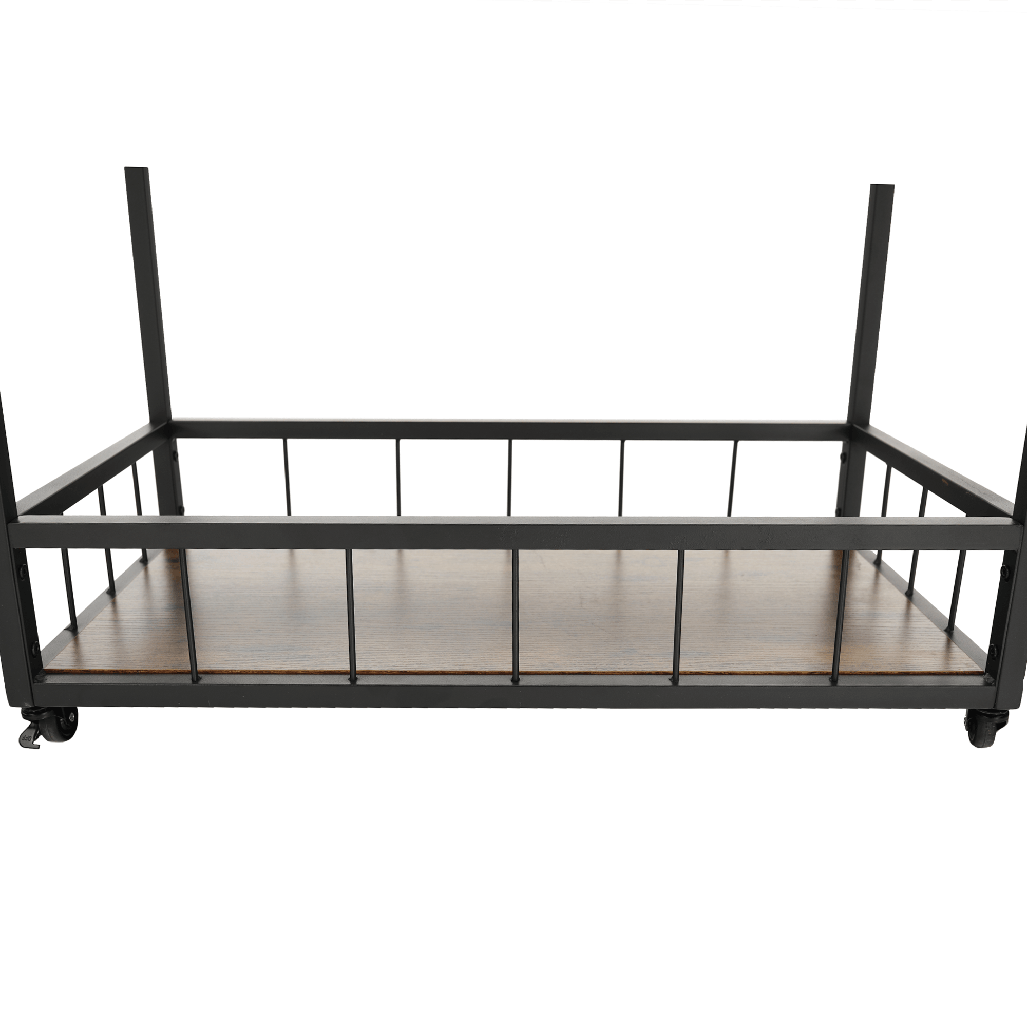 Carucior de servire, stejar smoke / negru, SILVIUS — imaginea 11